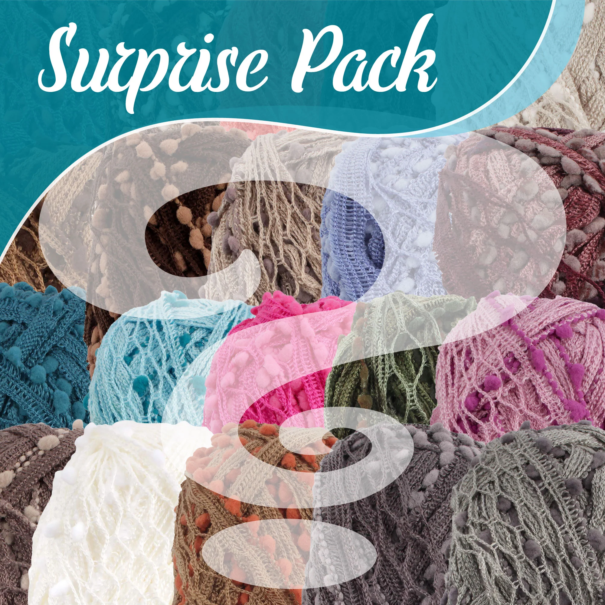 Fishnet Pom Pom Yarn - Image 42