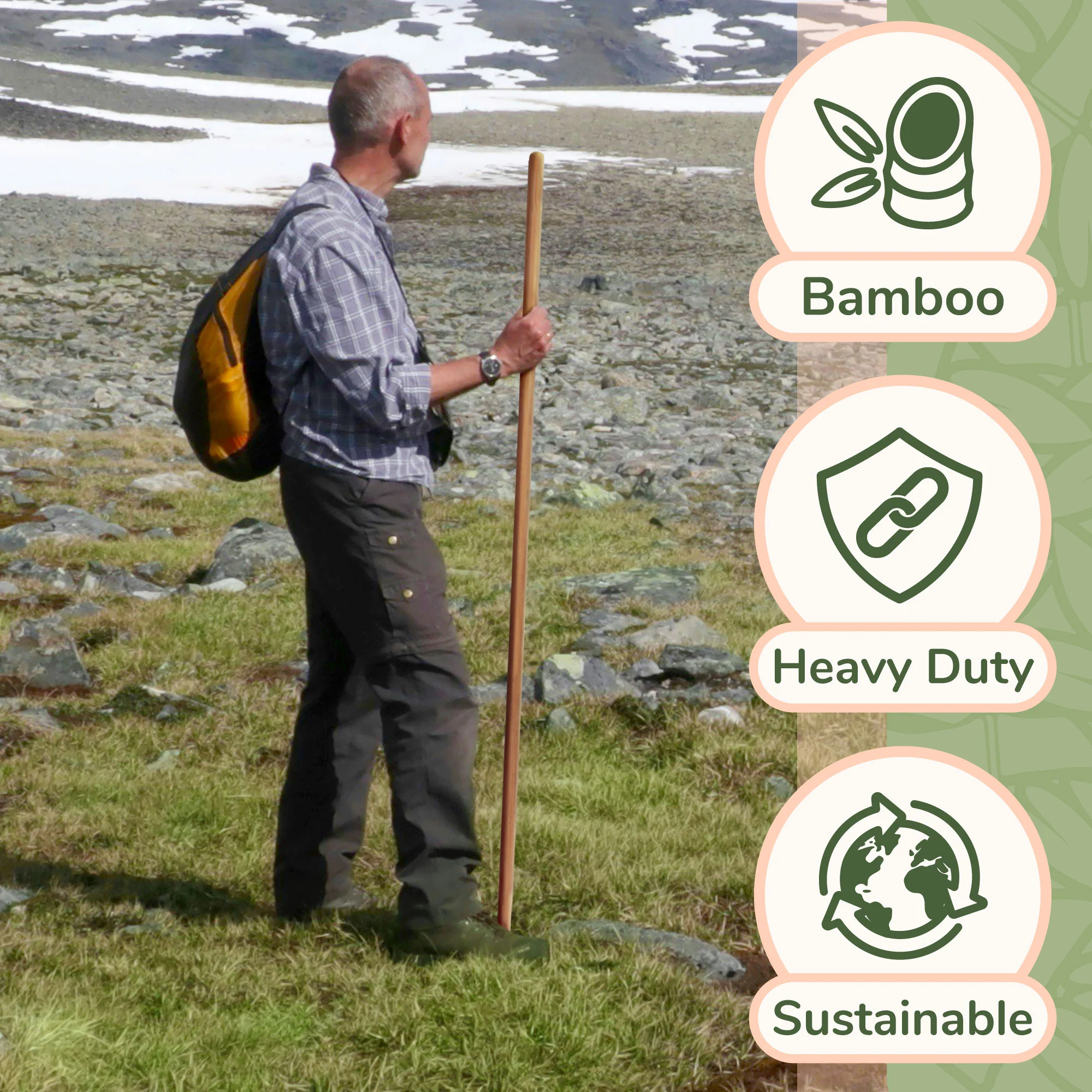 Bamboo Bo Staff Round End - Image 3