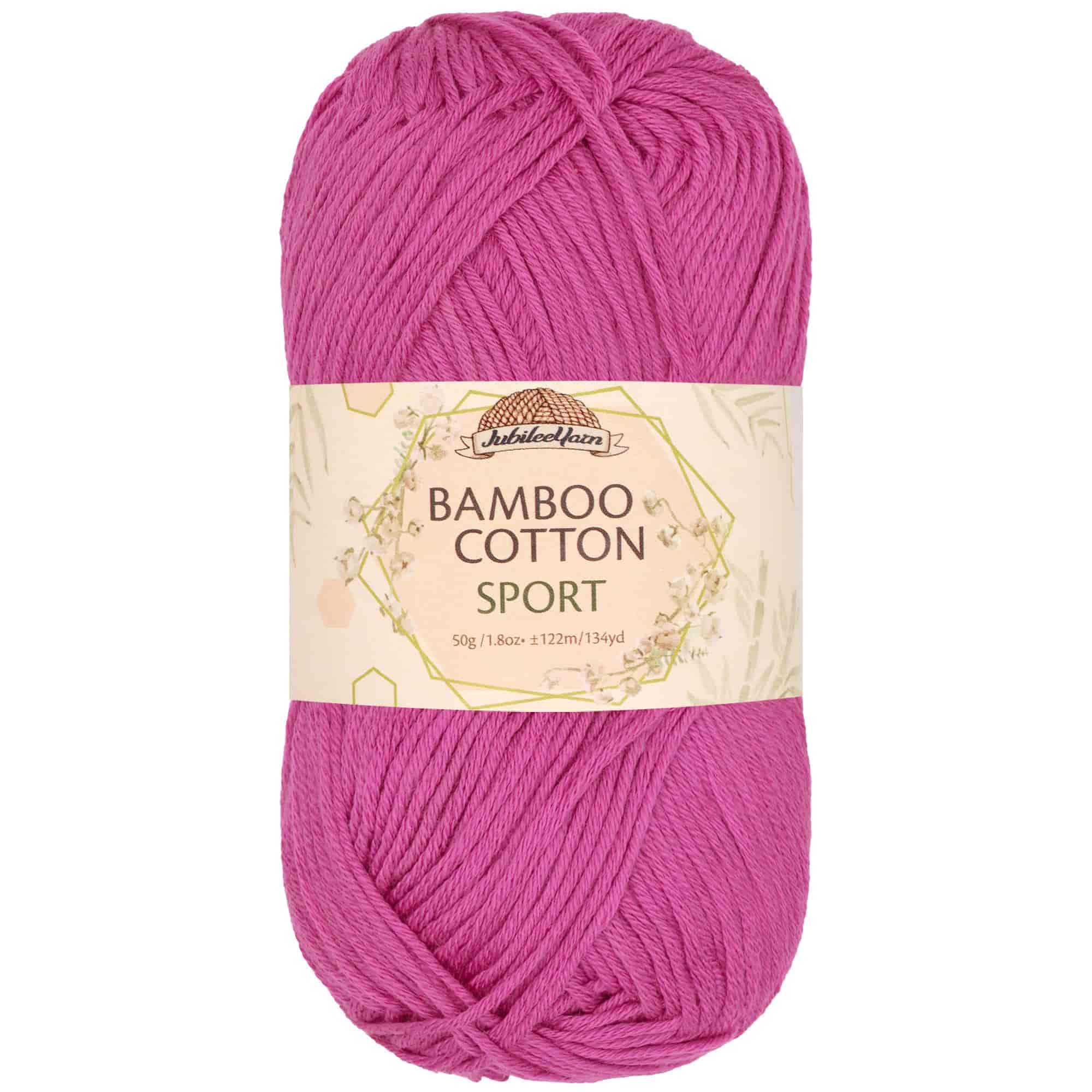 Bamboo Cotton Sport Yarn: 4 Skein Packs - Image 23