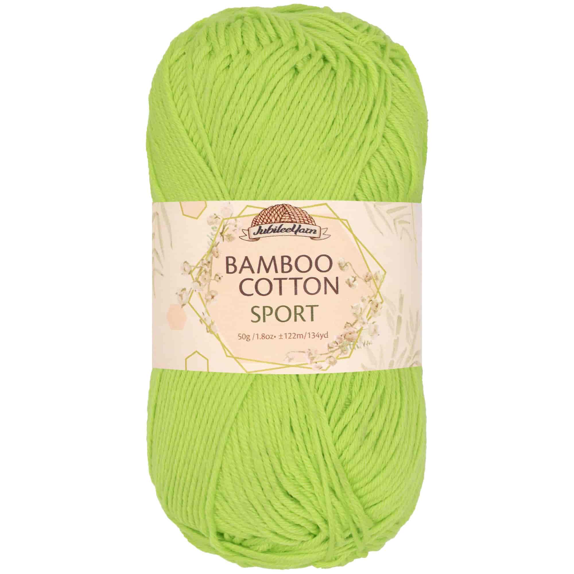 Bamboo Cotton Sport Yarn: 4 Skein Packs - Image 27