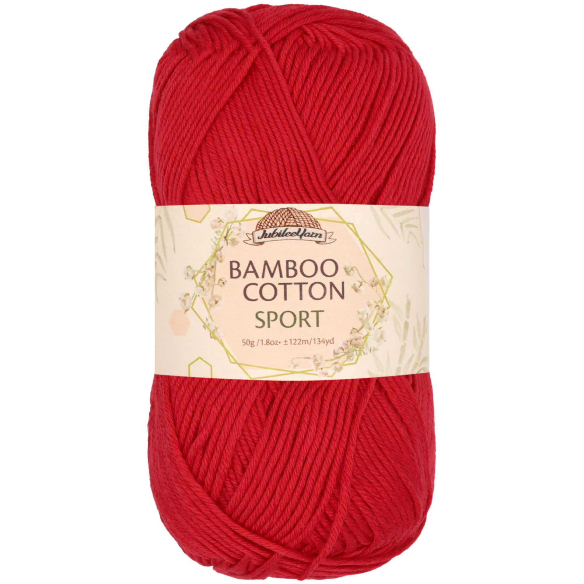 Bamboo Cotton Sport Yarn: 4 Skein Packs - Image 31