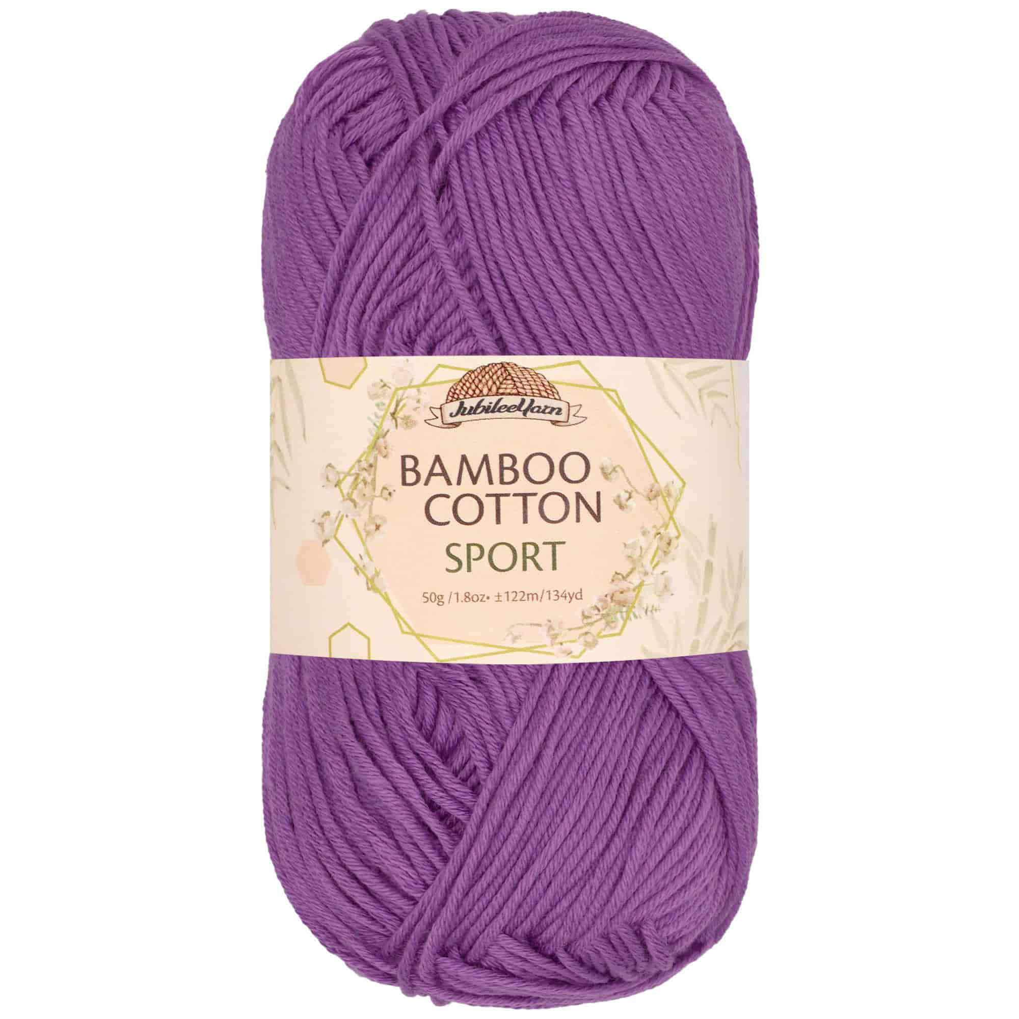 Bamboo Cotton Sport Yarn: 4 Skein Packs - Image 42