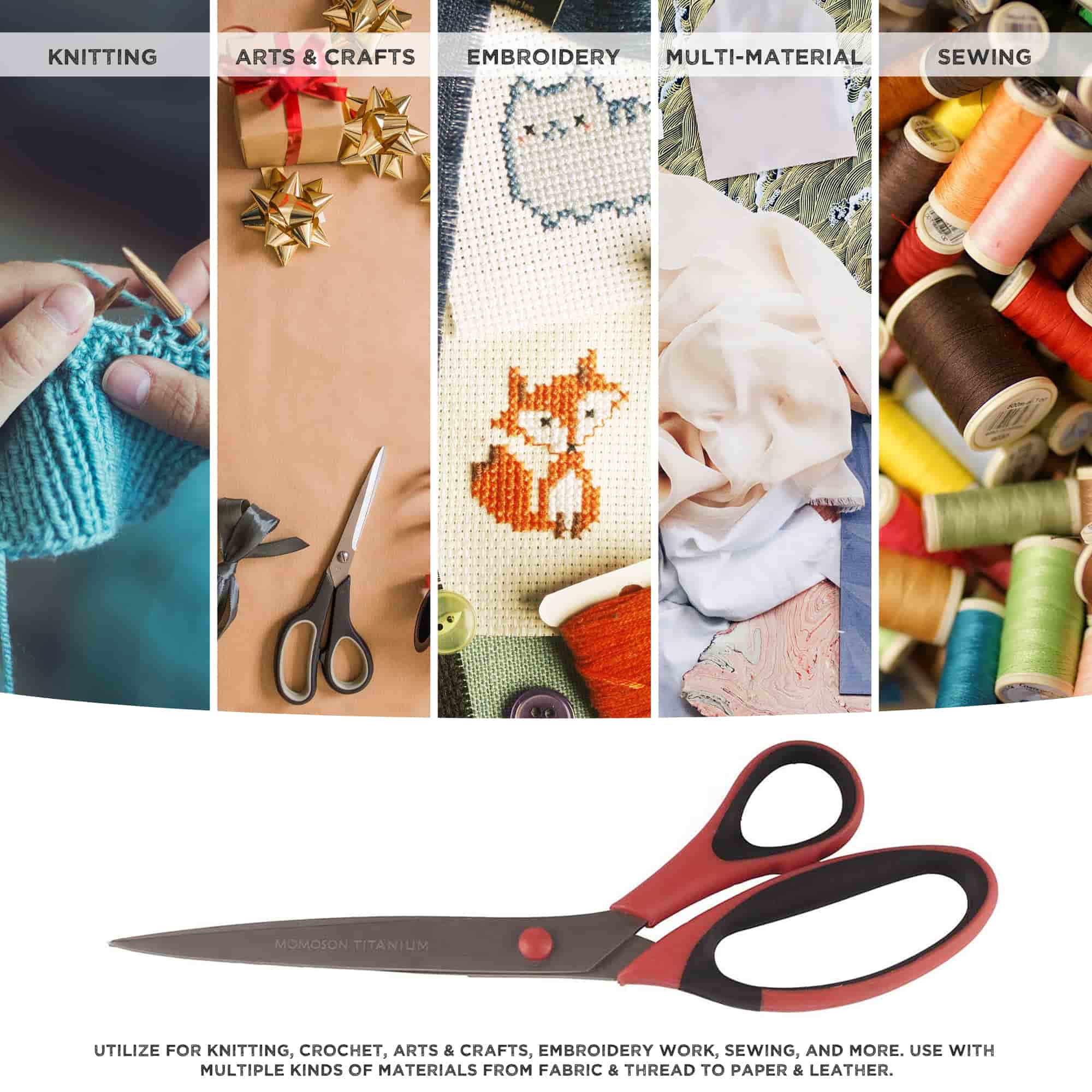 Titanium Craft Scissors 3pc Set - Image 6