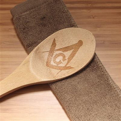 Freemason Custom Engraved Serving Spoon - Image 3