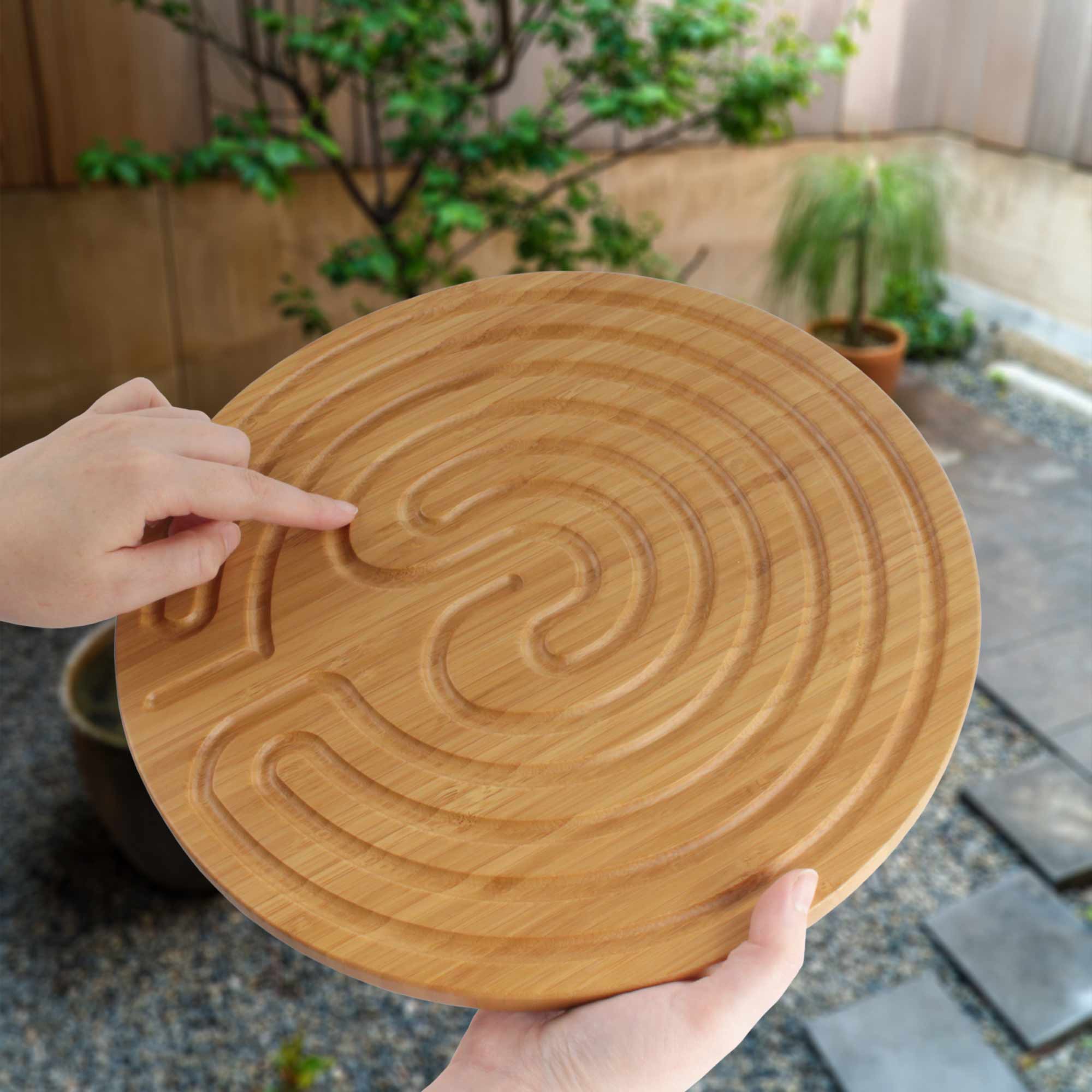 Bamboo Finger Labyrinth - 12.5" - 7 and 11 Circuit Cretan and Chartres Style - Image 13