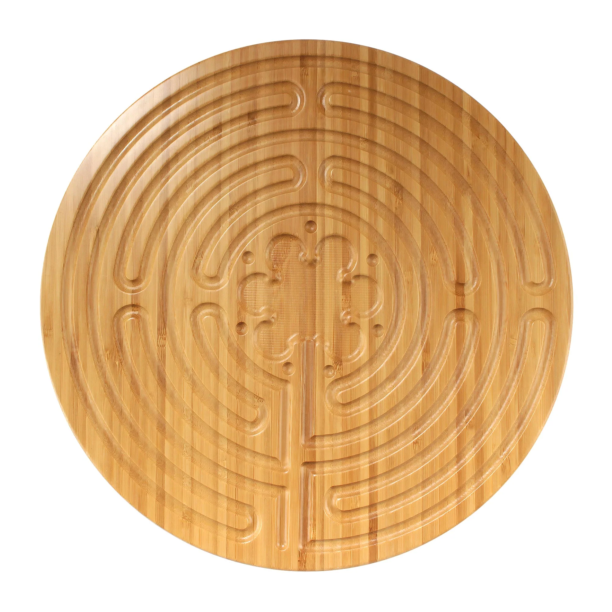 Bamboo Finger Labyrinth - 12.5" - 7 and 11 Circuit Cretan and Chartres Style - Image 3