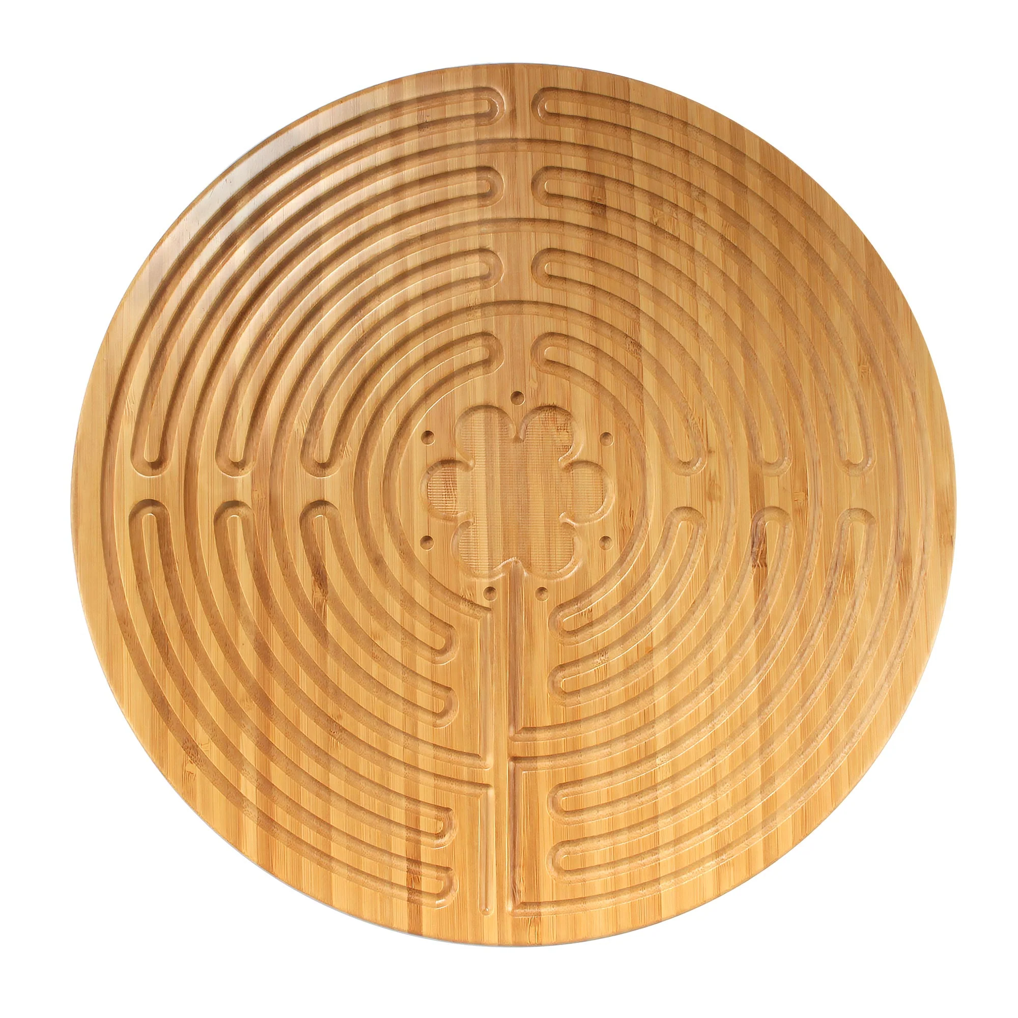Bamboo Finger Labyrinth - 12.5" - 7 and 11 Circuit Cretan and Chartres Style - Image 5