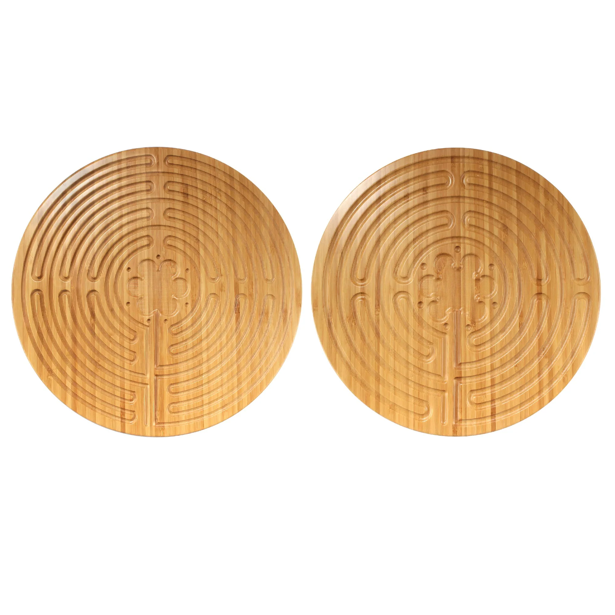 Bamboo Finger Labyrinth - 12.5" - 7 and 11 Circuit Cretan and Chartres Style - Image 7