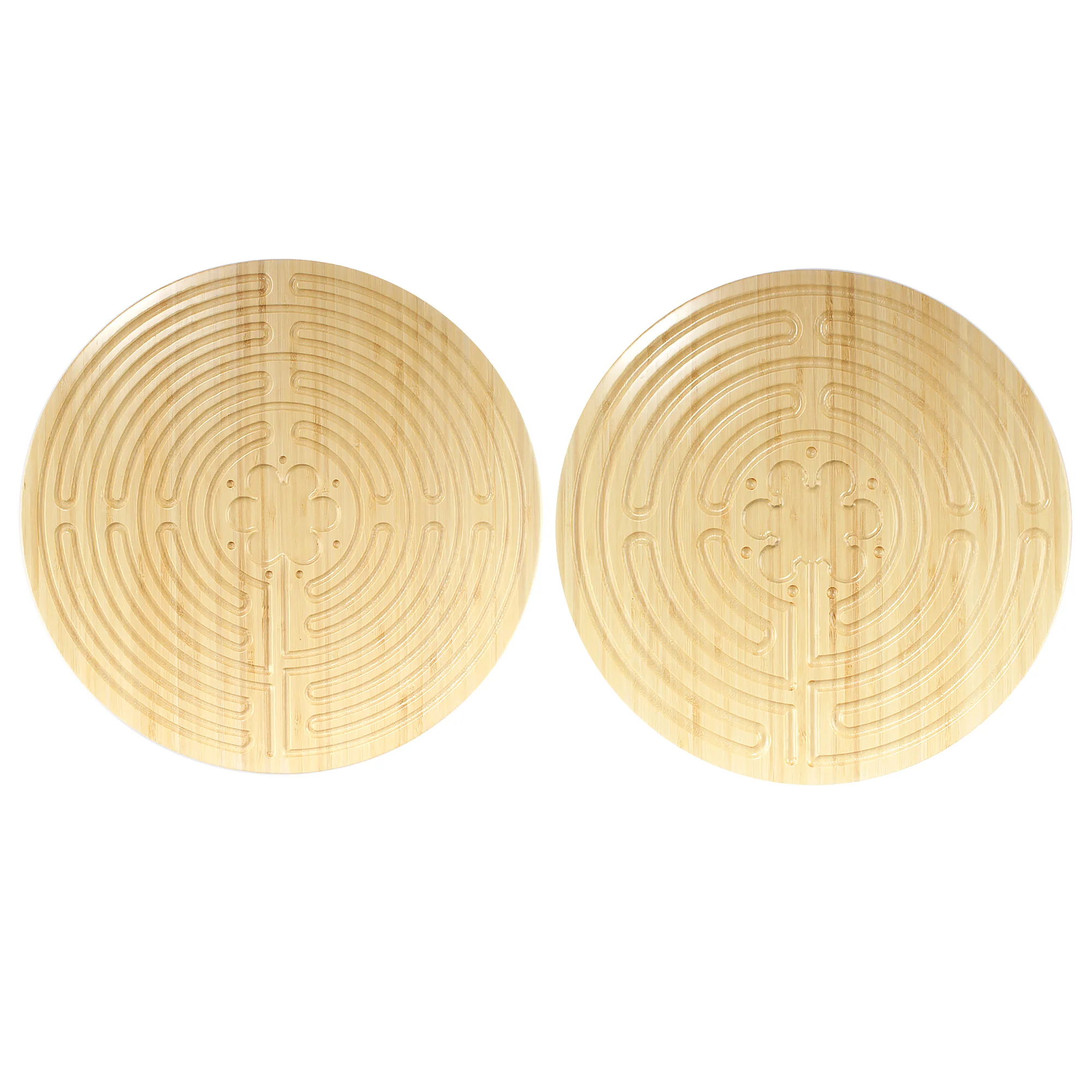 Bamboo Finger Labyrinth - 12.5" - 7 and 11 Circuit Cretan and Chartres Style - Image 8