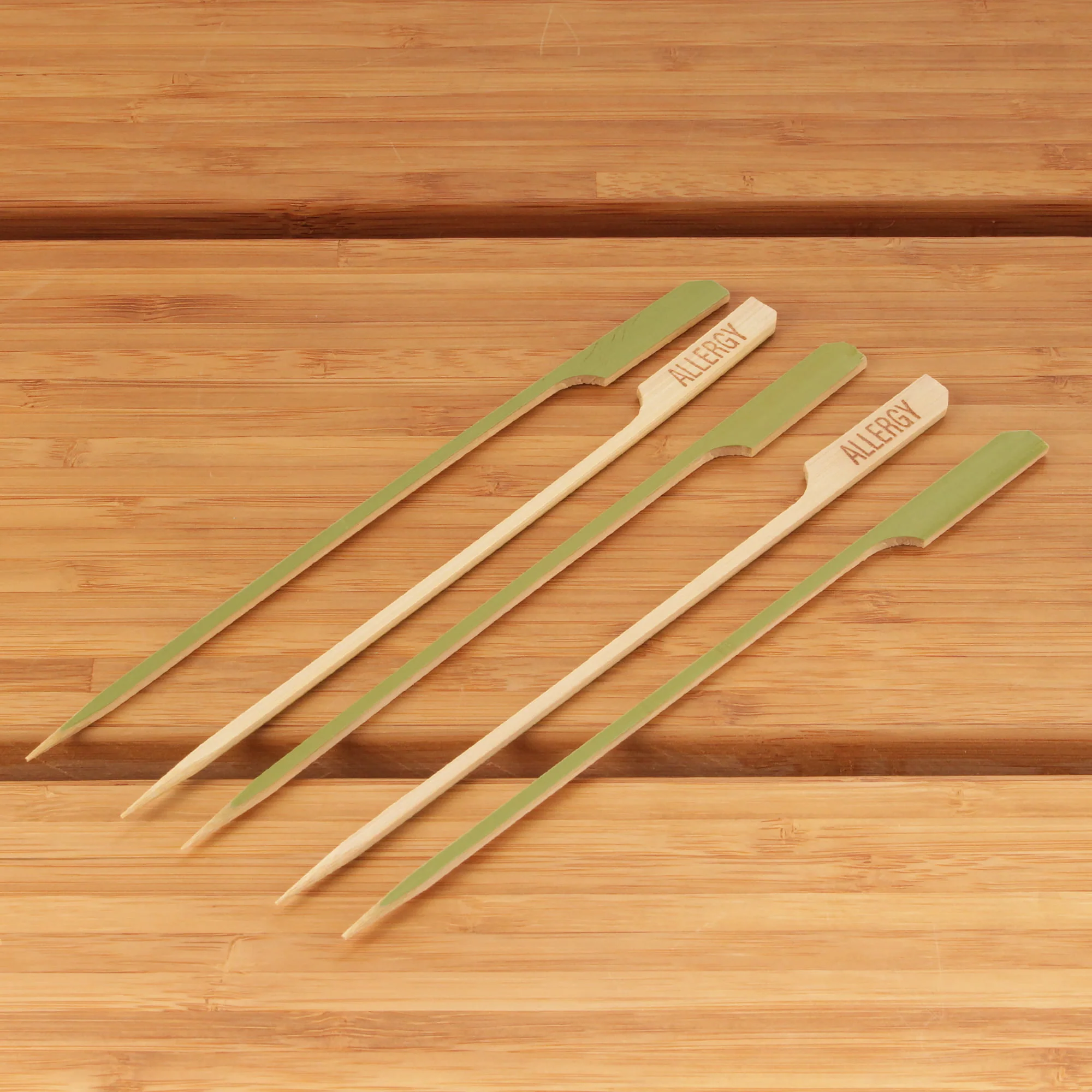 Allergy Paddle Bamboo Food Picks - Image 10