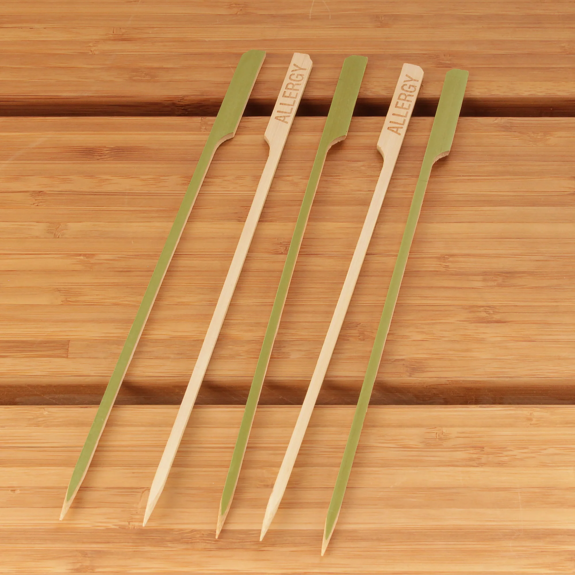 Allergy Paddle Bamboo Food Picks - Image 12