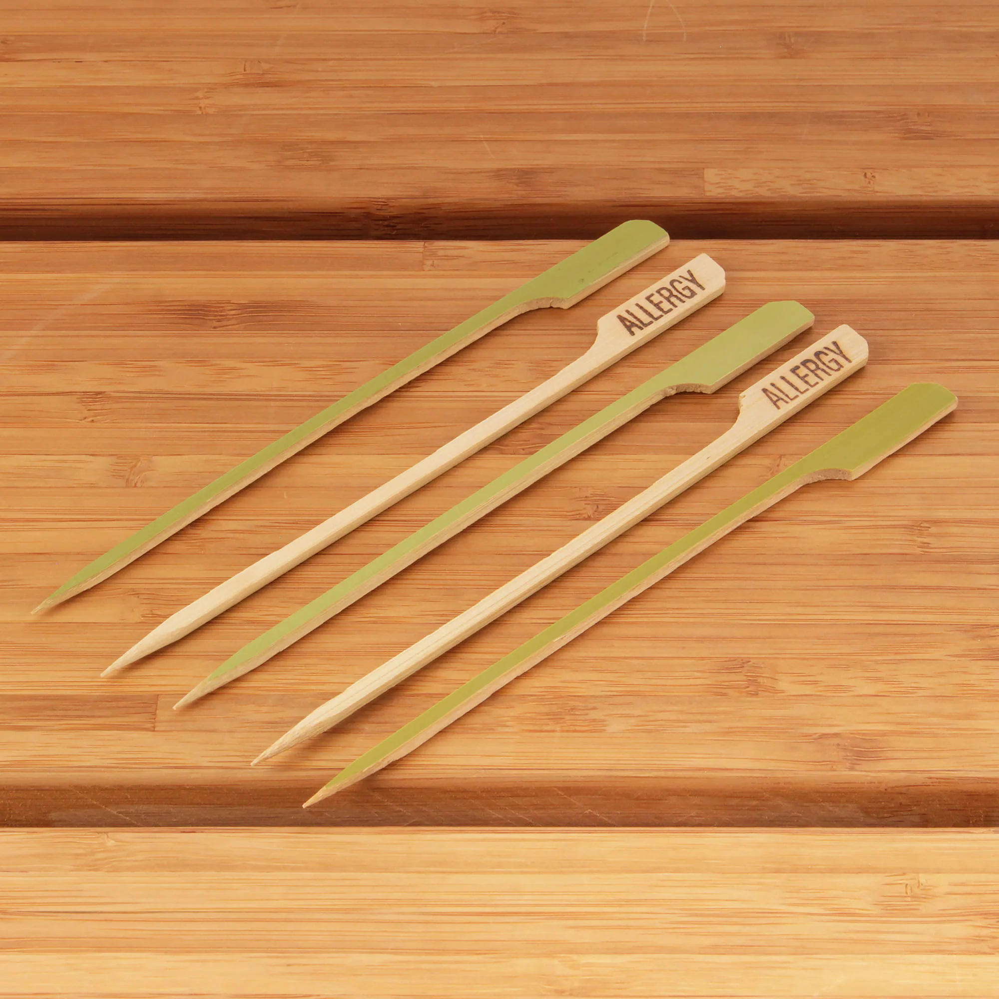 Allergy Paddle Bamboo Food Picks - Image 9