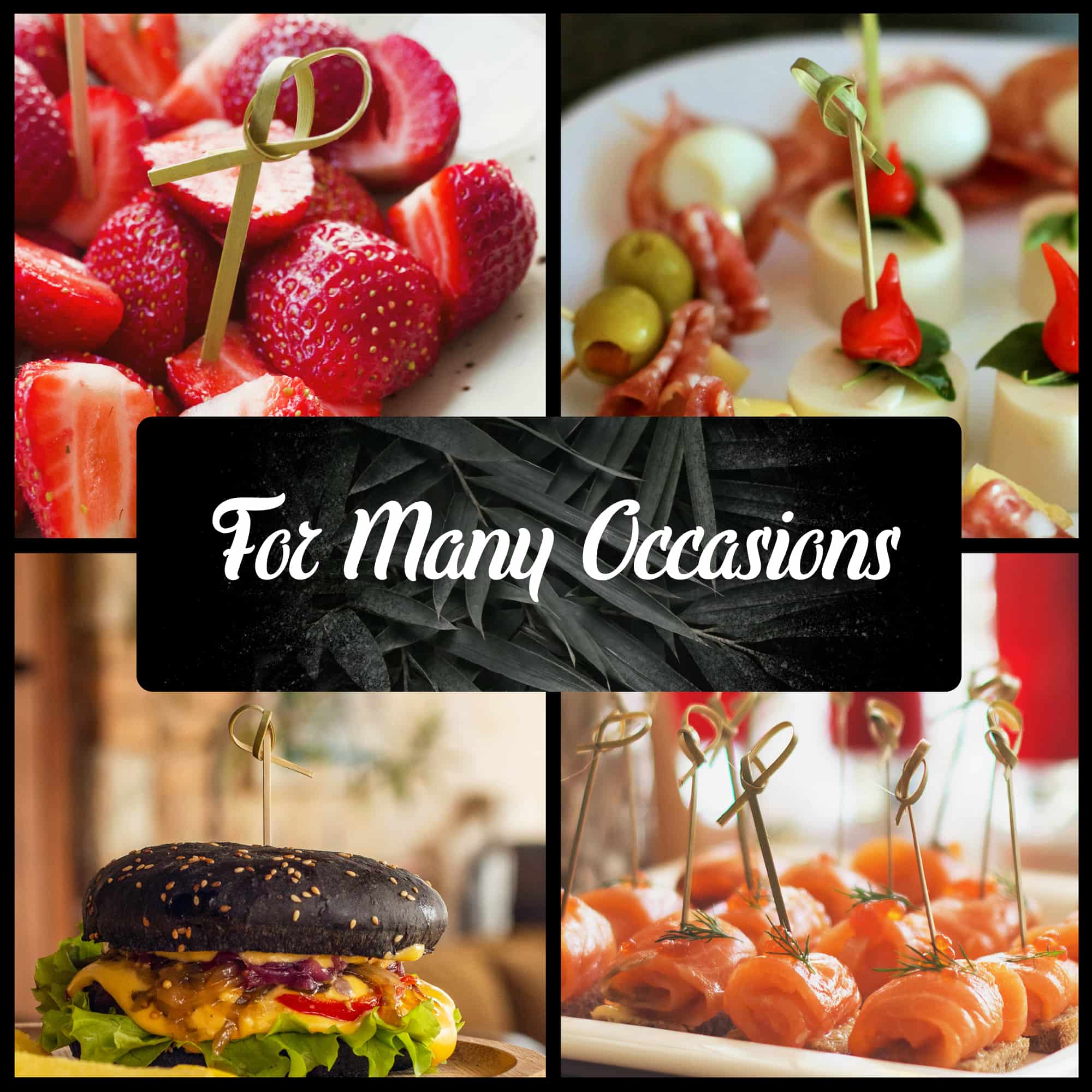 Green Knot Bamboo Food Picks - Image 8