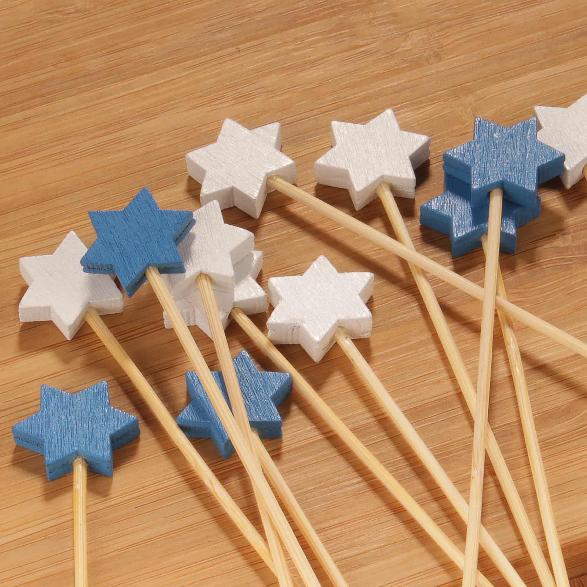 6-Point Star Bamboo Food Picks - Image 14