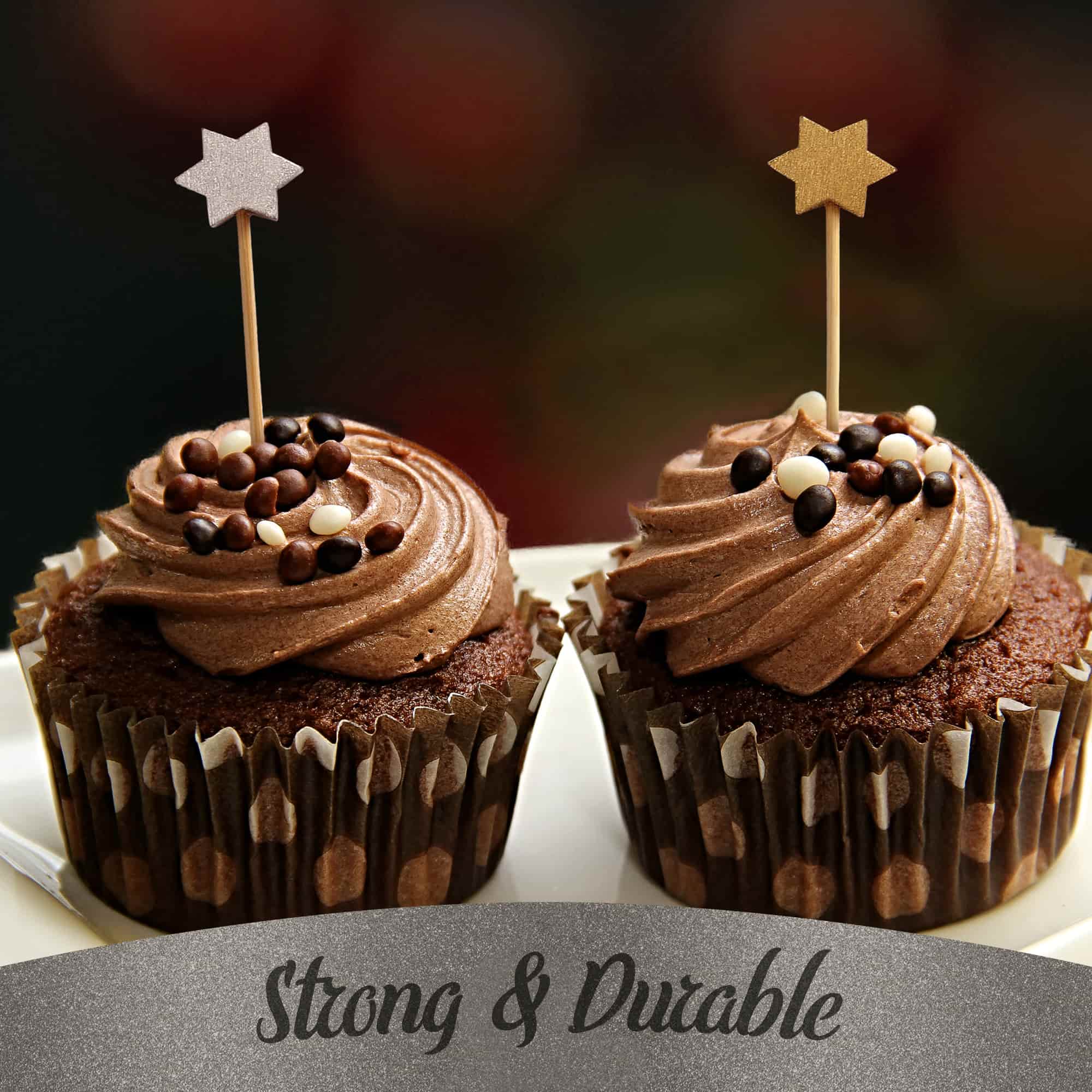 6-Point Star Bamboo Food Picks - Image 7