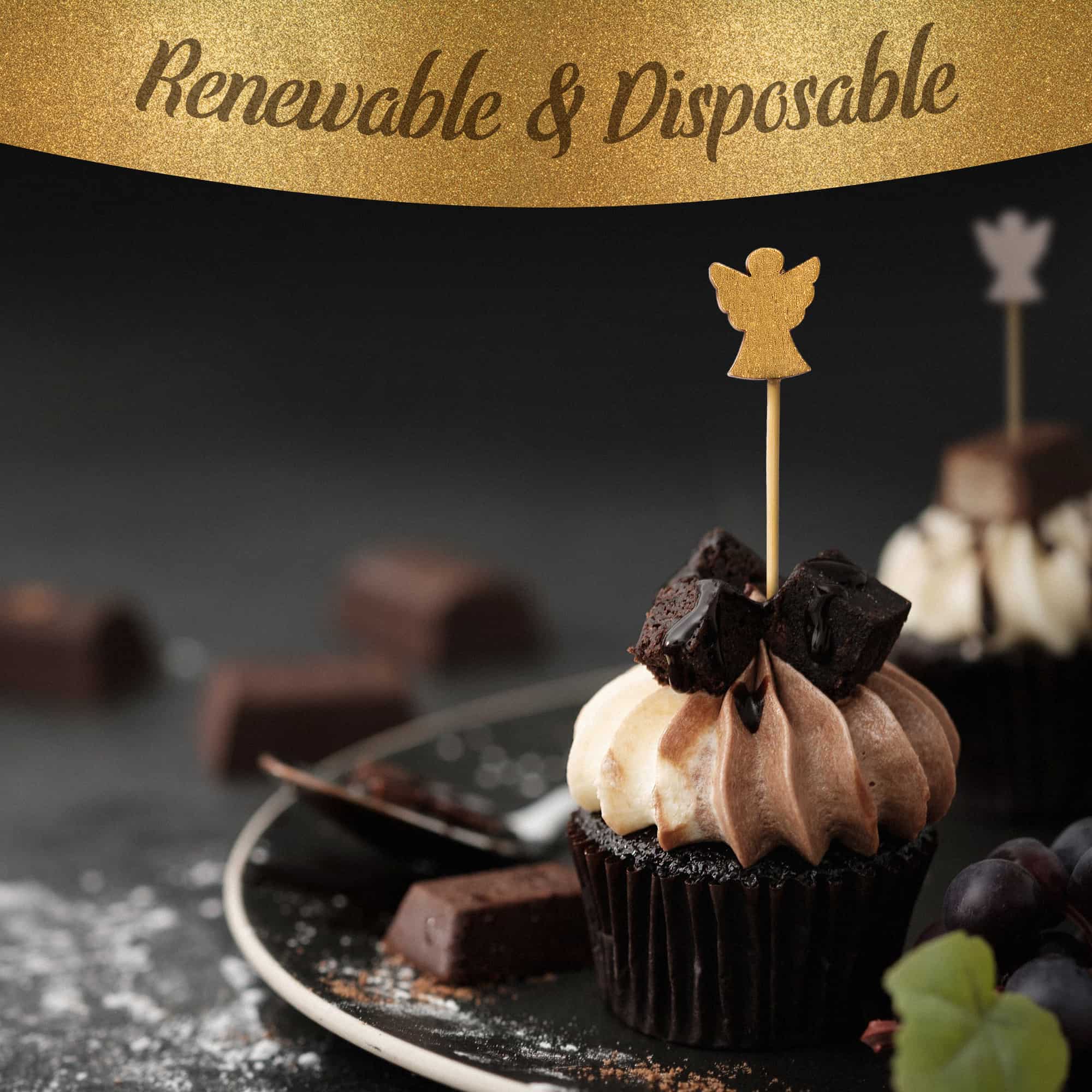 Angel Bamboo Food Picks - Image 3