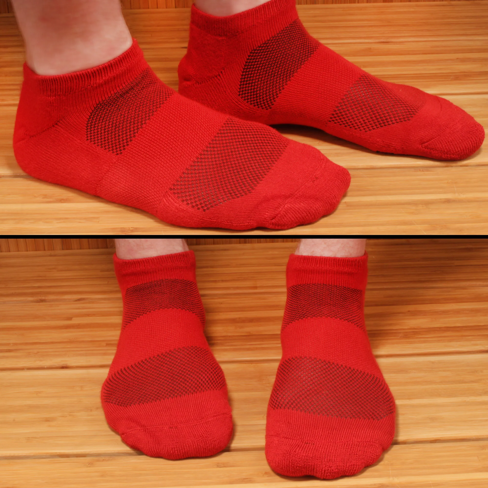 Men's Bamboo Athletic Ankle Socks: 4 Pairs - Image 4