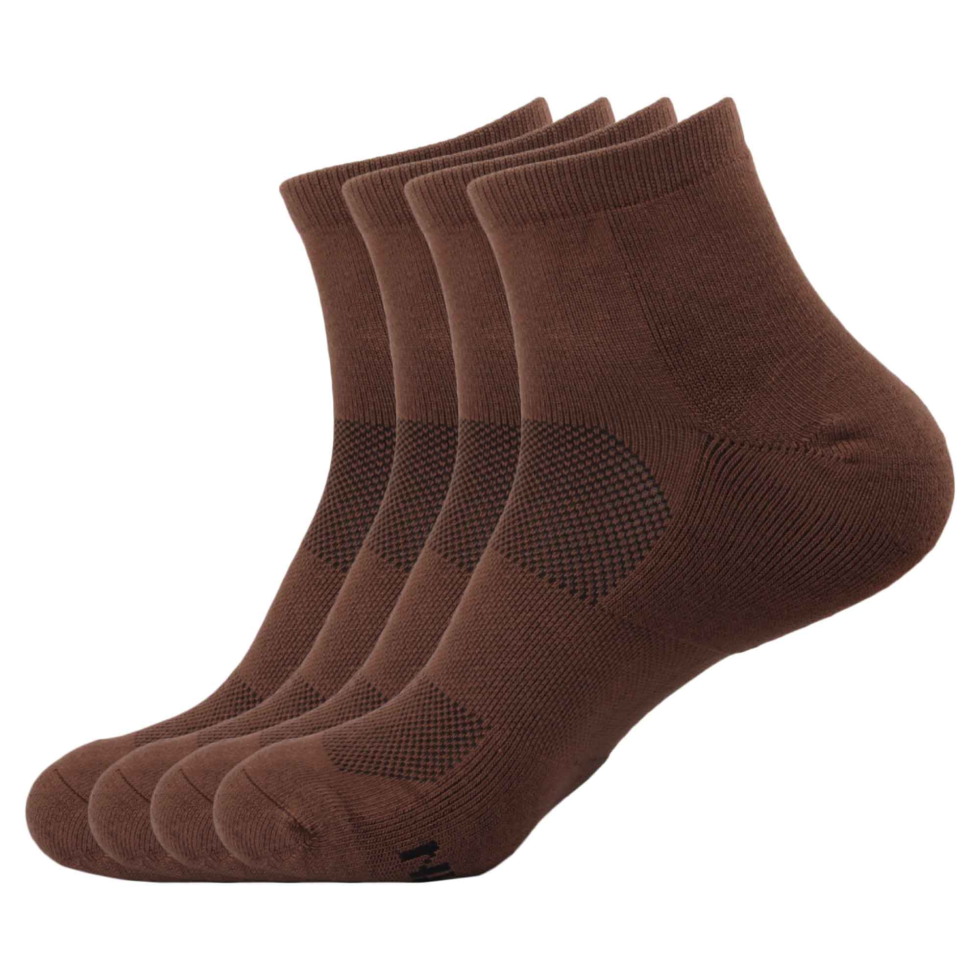 Men's Bamboo Cushioned Athletic Quarter Socks - Image 10