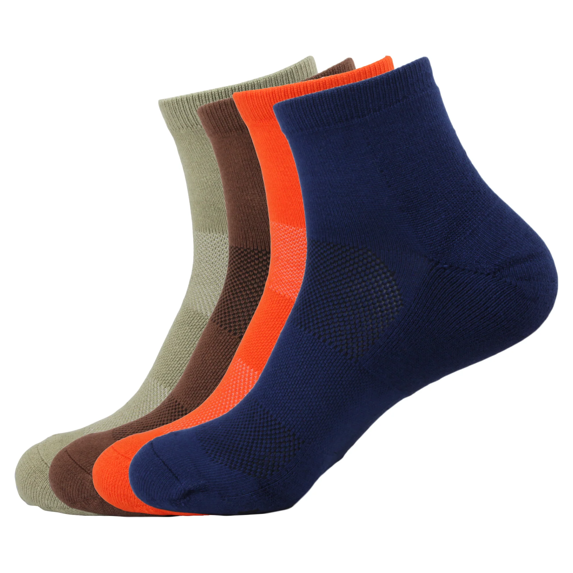 Men's Bamboo Cushioned Athletic Quarter Socks - Image 13