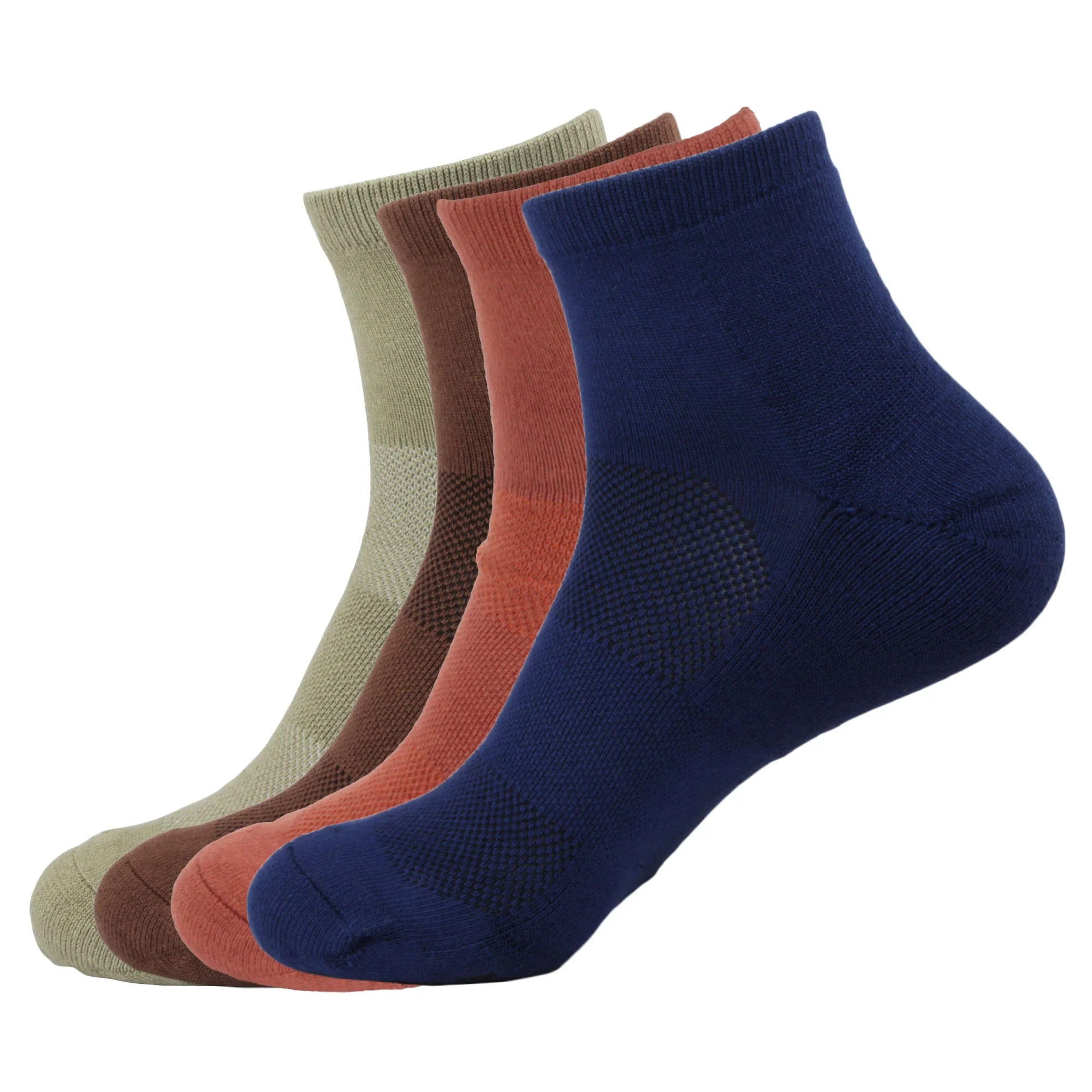 Men's Bamboo Cushioned Athletic Quarter Socks - Image 14