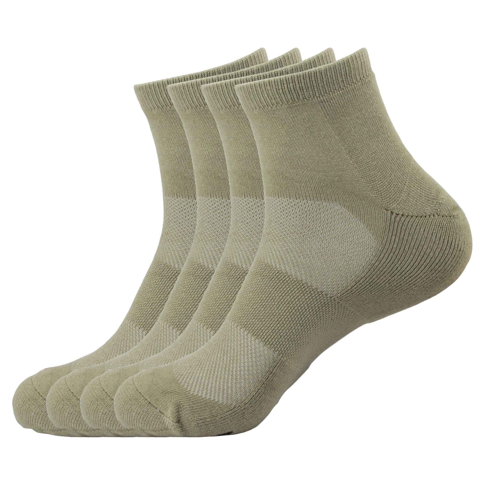 Men's Bamboo Cushioned Athletic Quarter Socks - Image 8