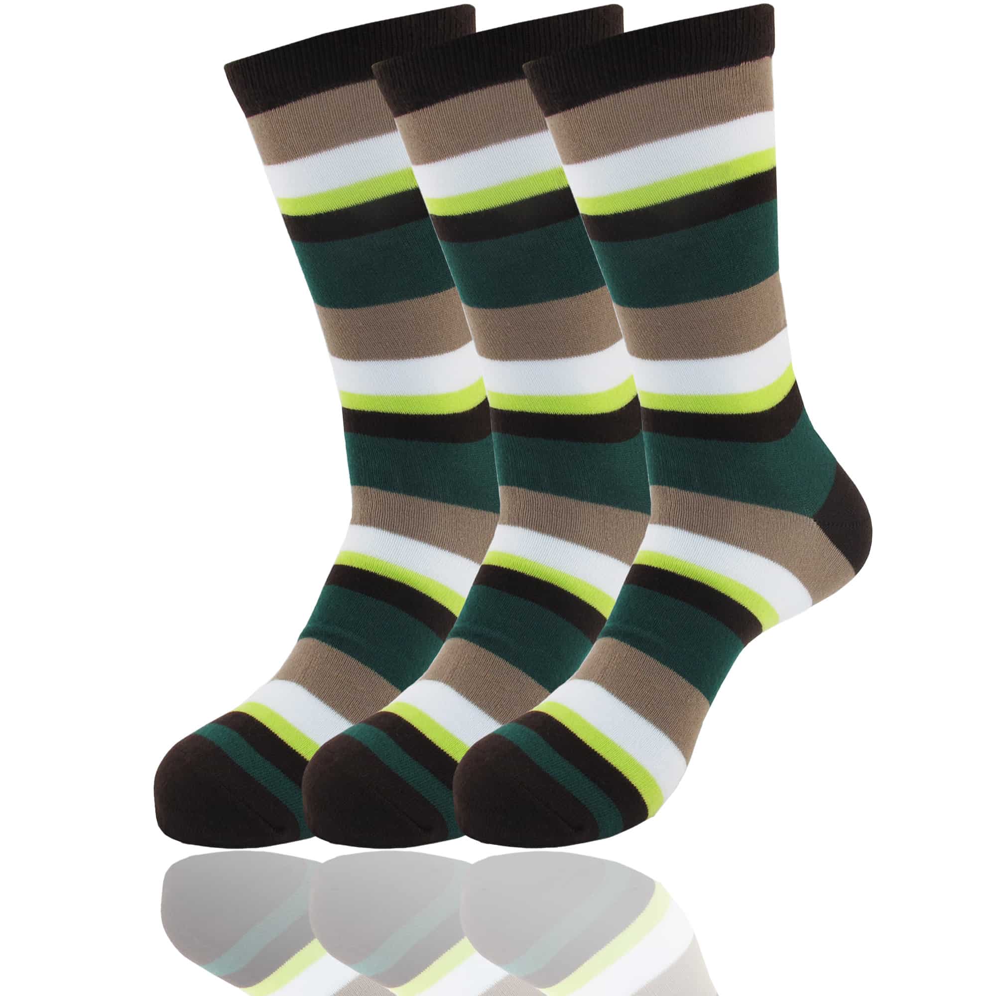 Men's Bamboo Stripe Socks: 3 Pairs - Image 10