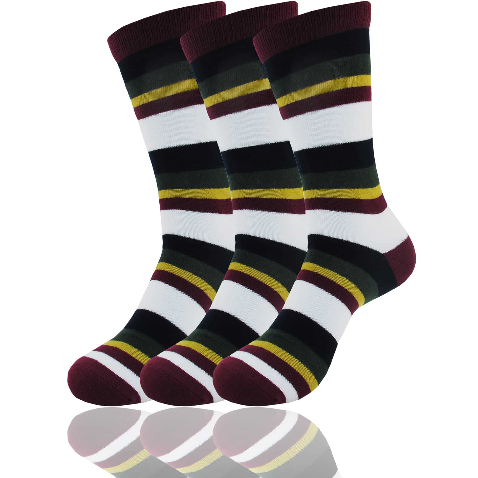Men's Bamboo Stripe Socks: 3 Pairs - Image 11