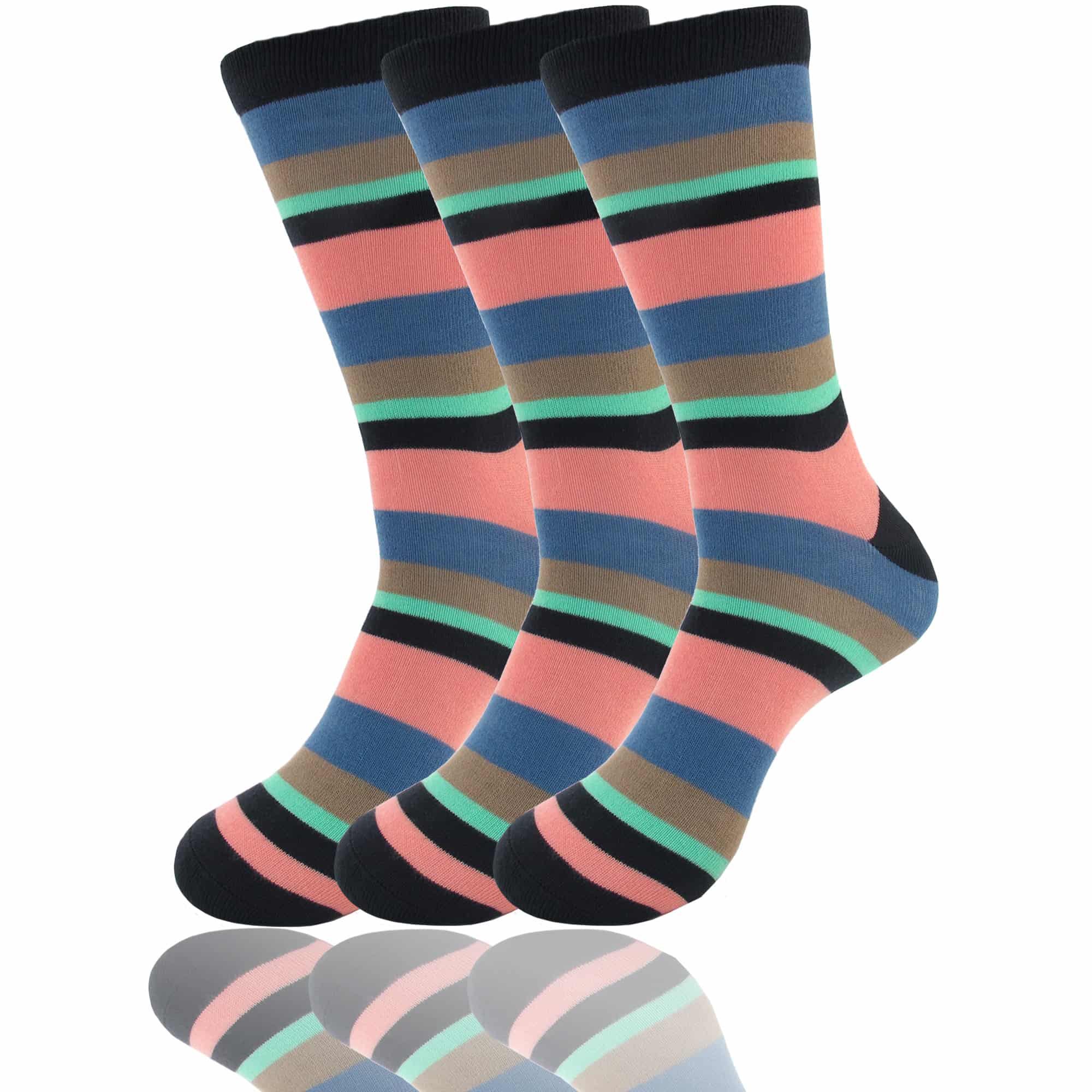 Men's Bamboo Stripe Socks: 3 Pairs - Image 14