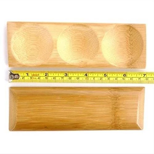 Multi-Compartment Small Bamboo Dishes - Image 6