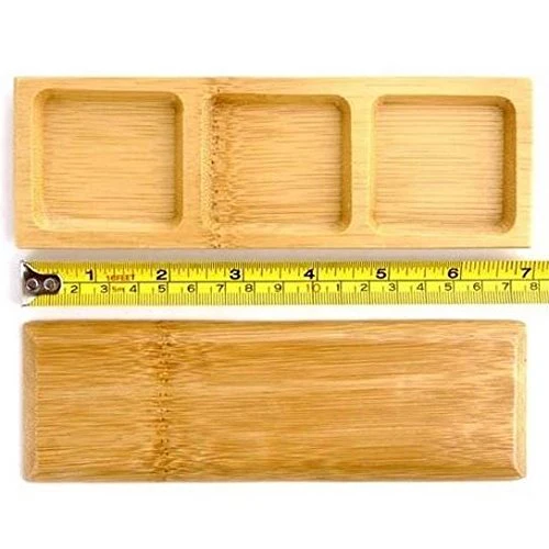 Multi-Compartment Small Bamboo Dishes - Image 7