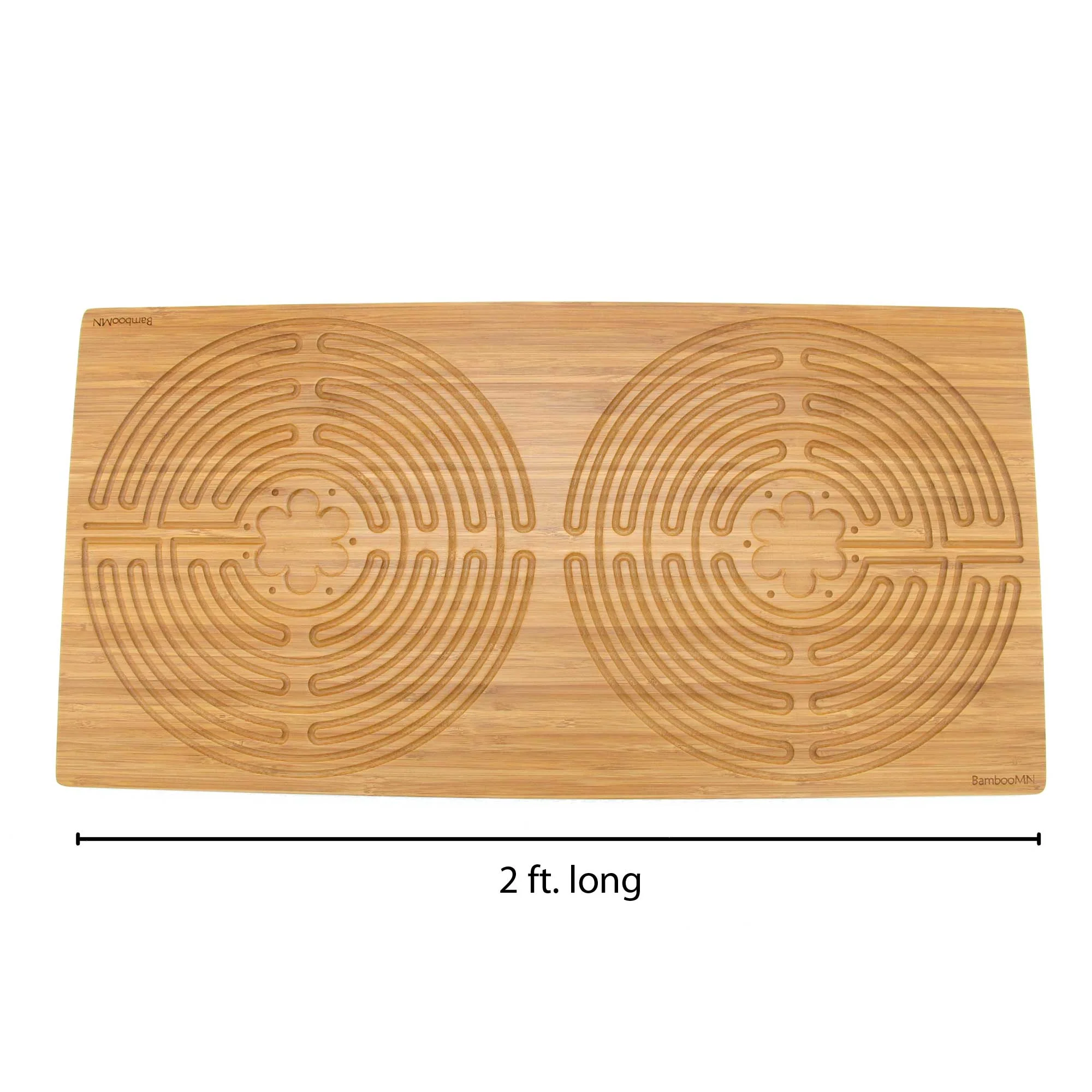Bamboo Finger Labyrinth 25" x 12.5" Large Rectangle 11 Circuit Chartres Style - Image 3