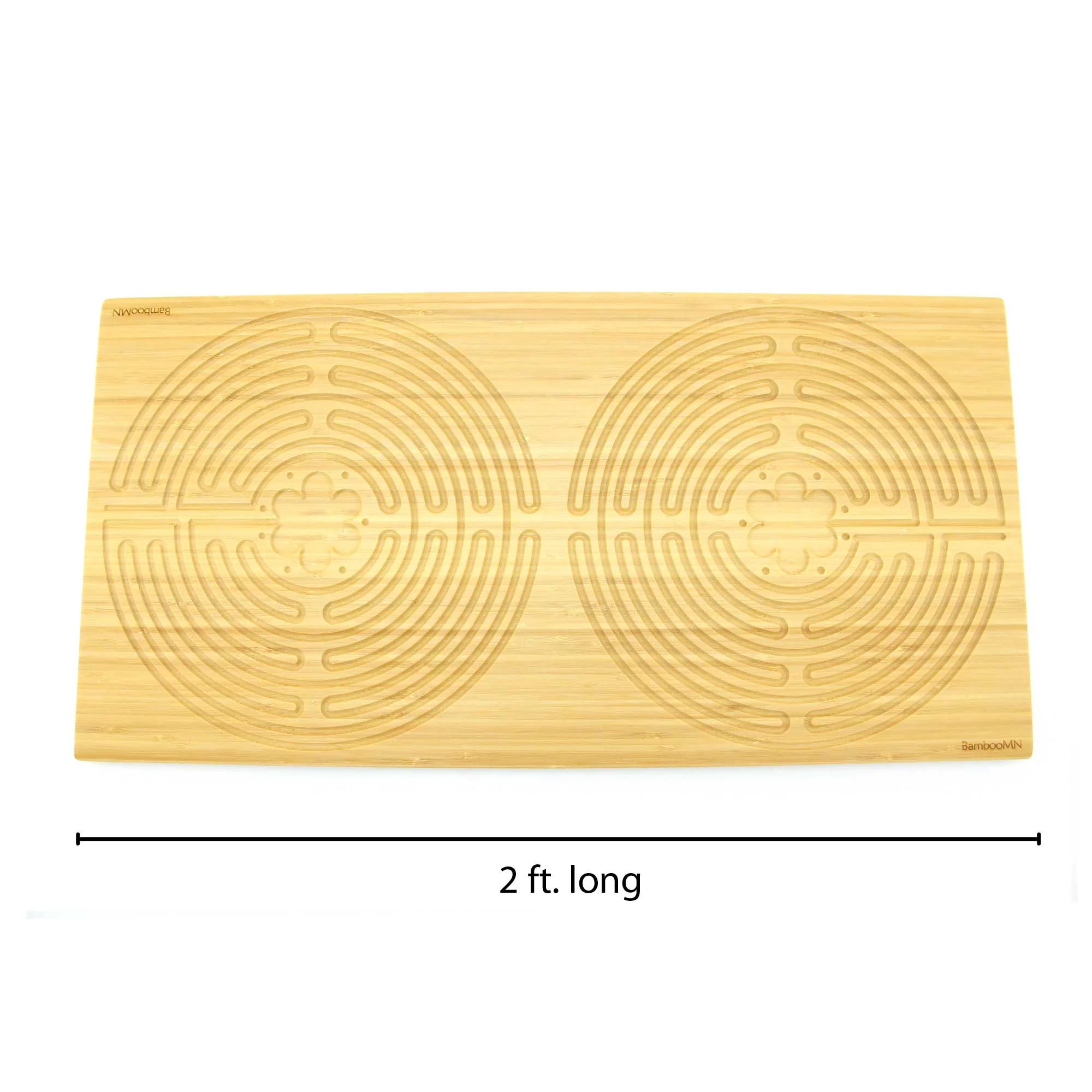 Bamboo Finger Labyrinth 25" x 12.5" Large Rectangle 11 Circuit Chartres Style - Image 5