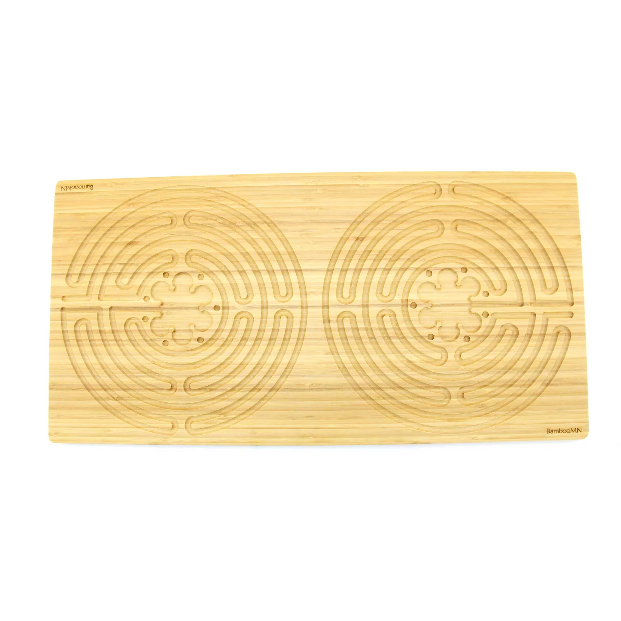 Bamboo Finger Labyrinth 25" x 12.5" Large Rectangle 7 Circuit Chartres Style - Image 3