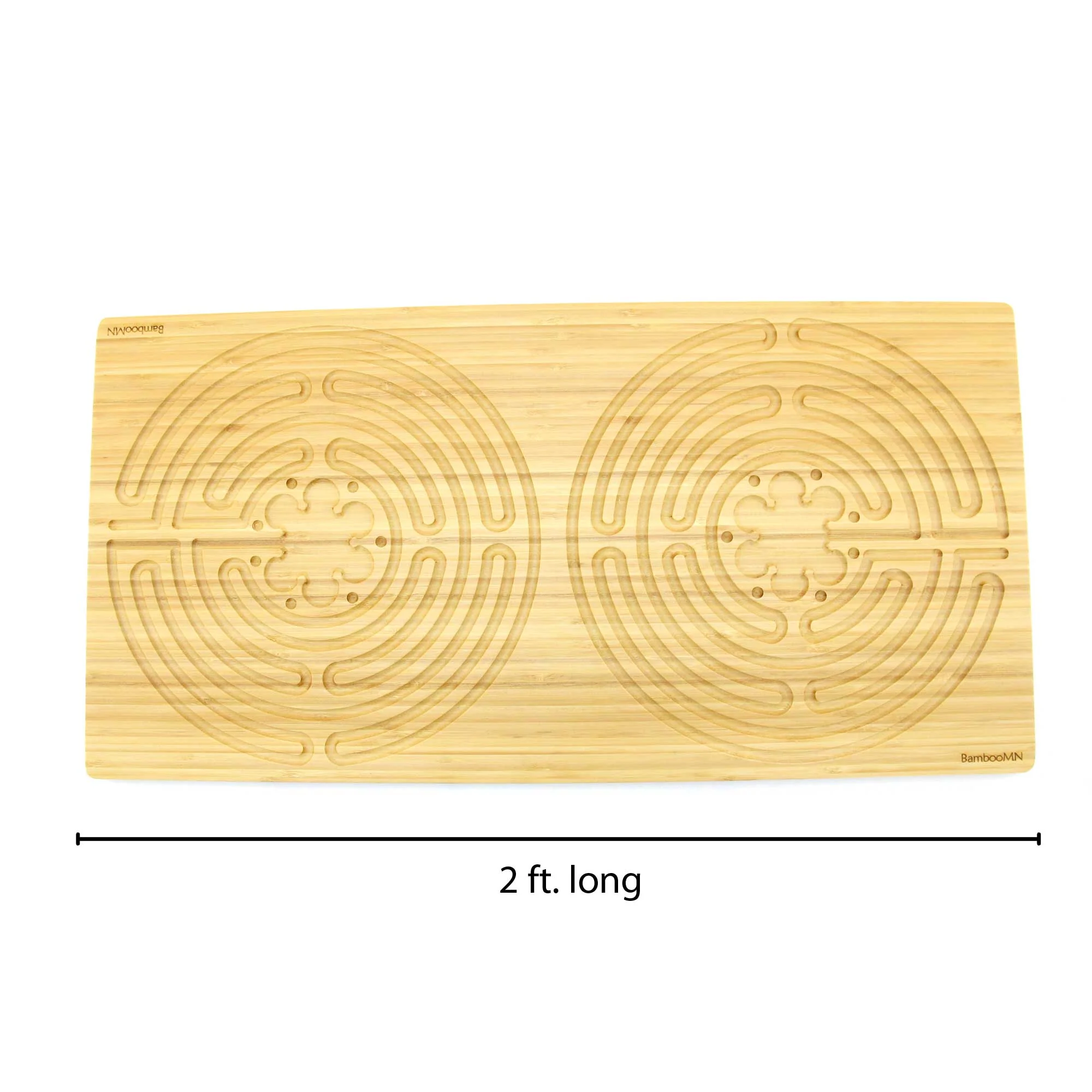 Bamboo Finger Labyrinth 25" x 12.5" Large Rectangle 7 Circuit Chartres Style - Image 4