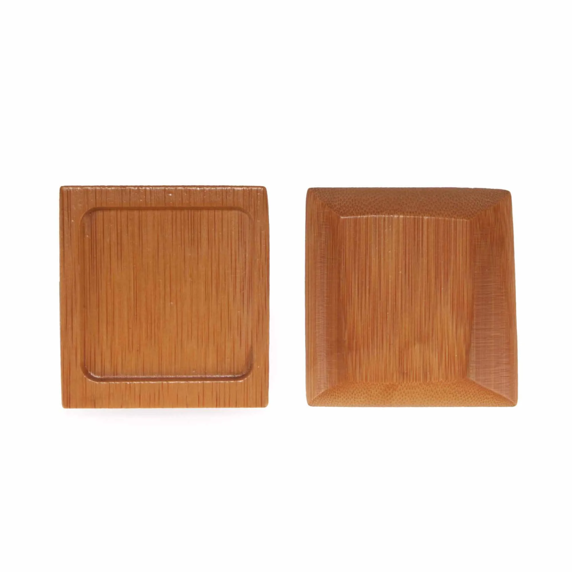 Deep Square Small Bamboo Dishes - Image 4