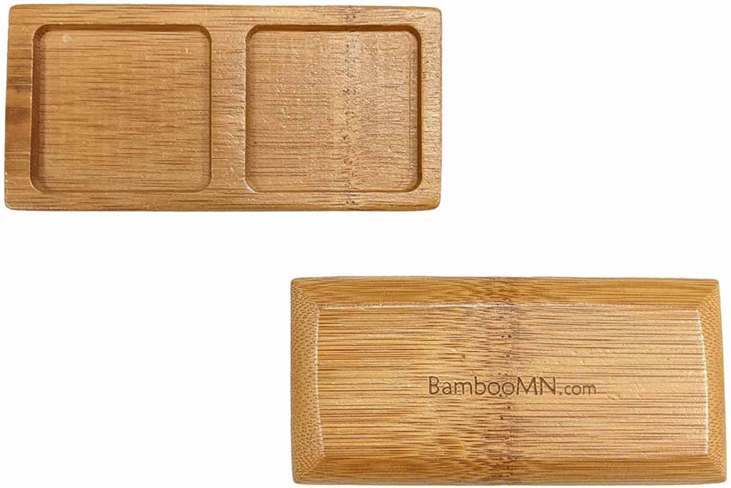 Deep Square Small Bamboo Dishes - Image 4