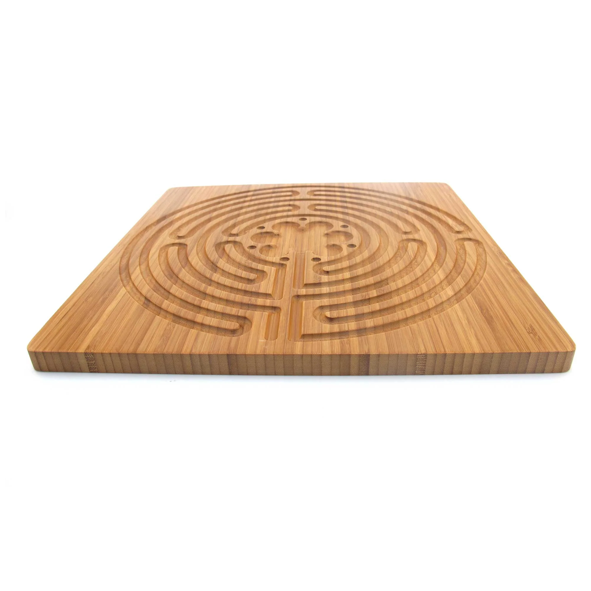 Bamboo Finger Labyrinth 12.5" x 12.5" Square 7 and 11 Circuit Cretan and Chartres Style - Image 5