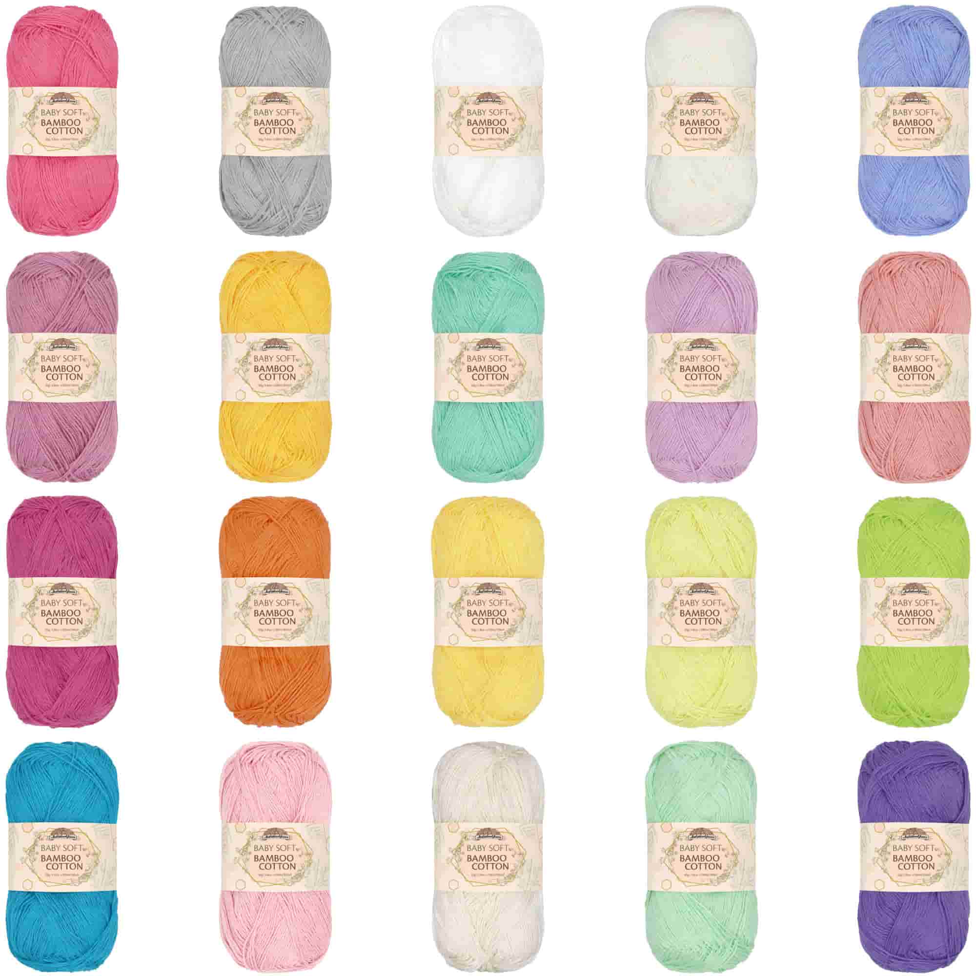 Baby Soft Bamboo Cotton Yarn: Bulk Packs - Image 70