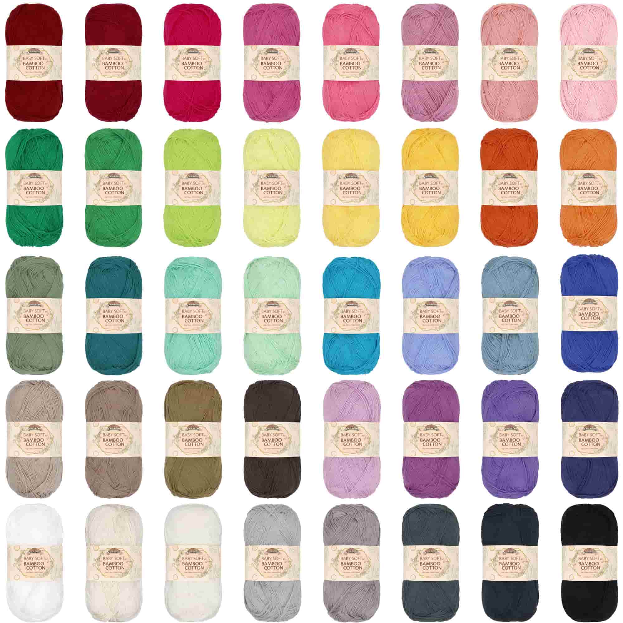 Baby Soft Bamboo Cotton Yarn: Bulk Packs - Image 72