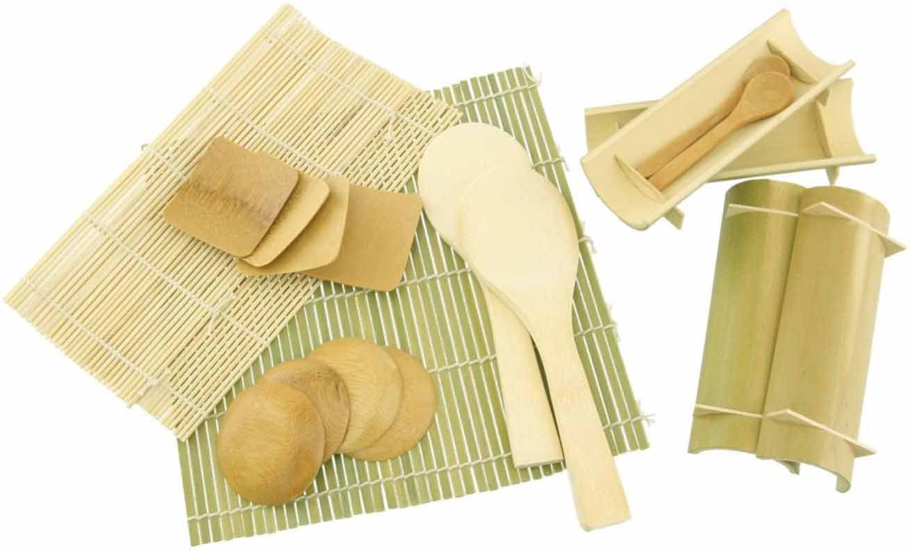 19pc Sushi Oke Tub with Sushi Making Set - Image 3