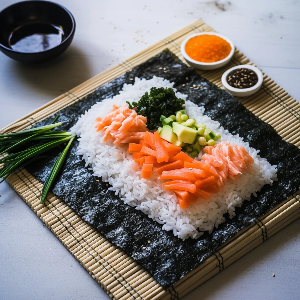 Sushi Rolling Kit with 2 Rolling Mats, Rice Paddle and Spreader - Image 8