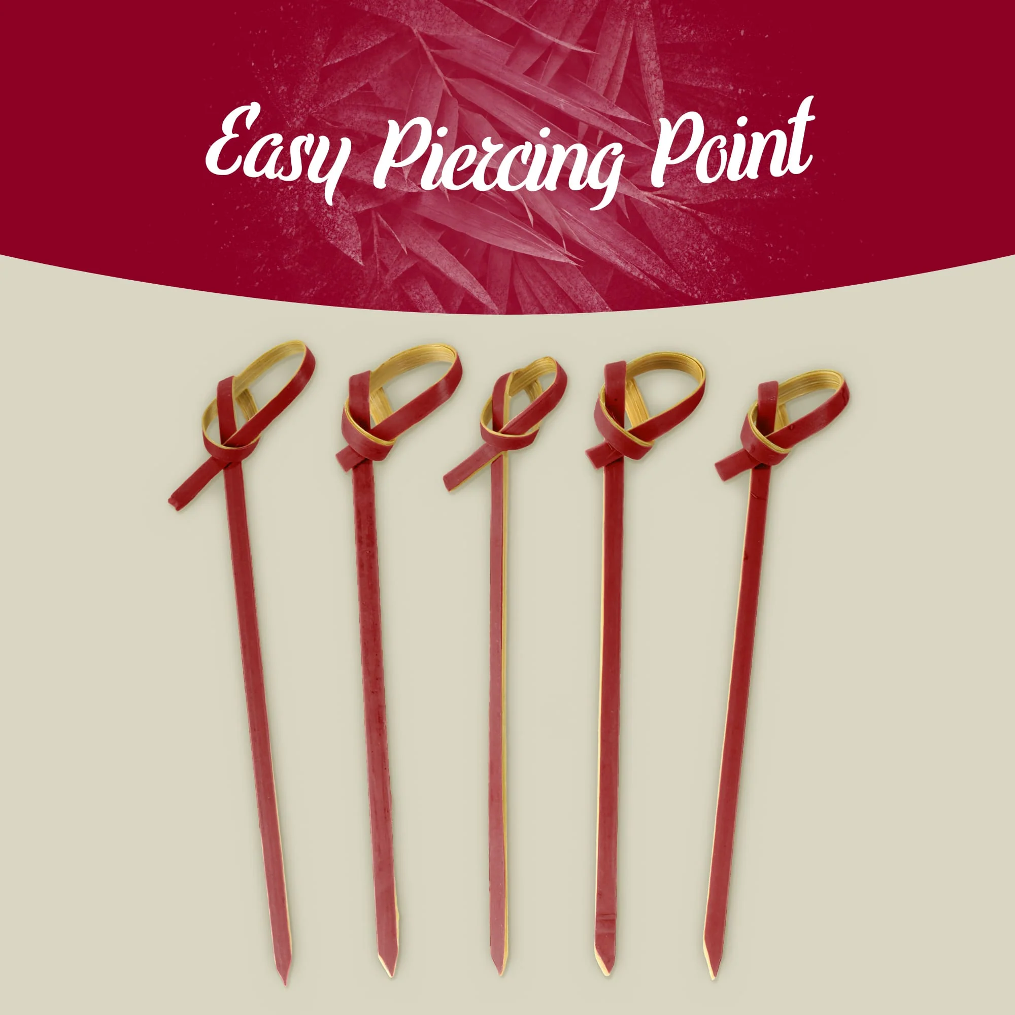 Tea Knot Bamboo Food Picks - Image 6