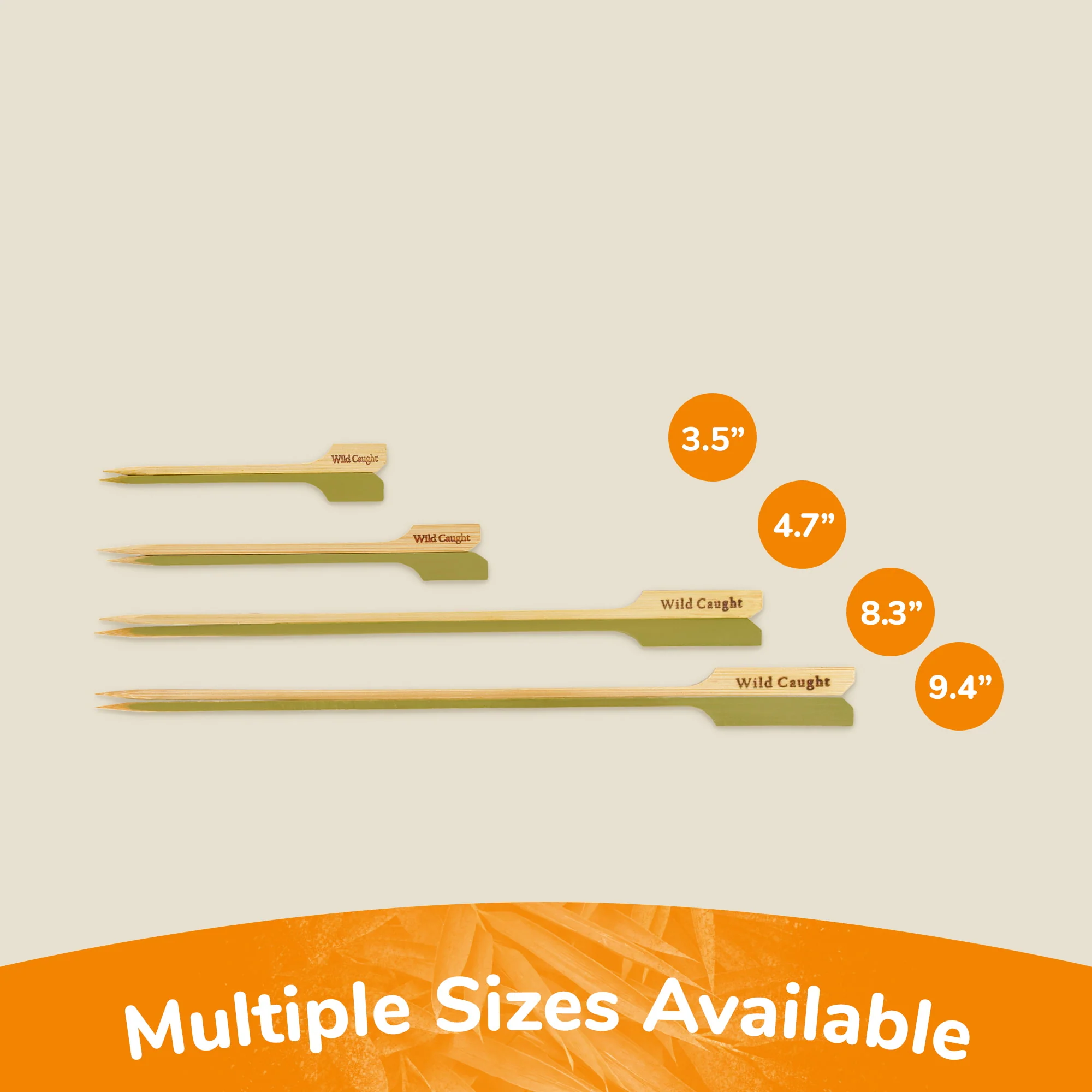 Wild Caught Paddle Bamboo Food Picks - Image 4