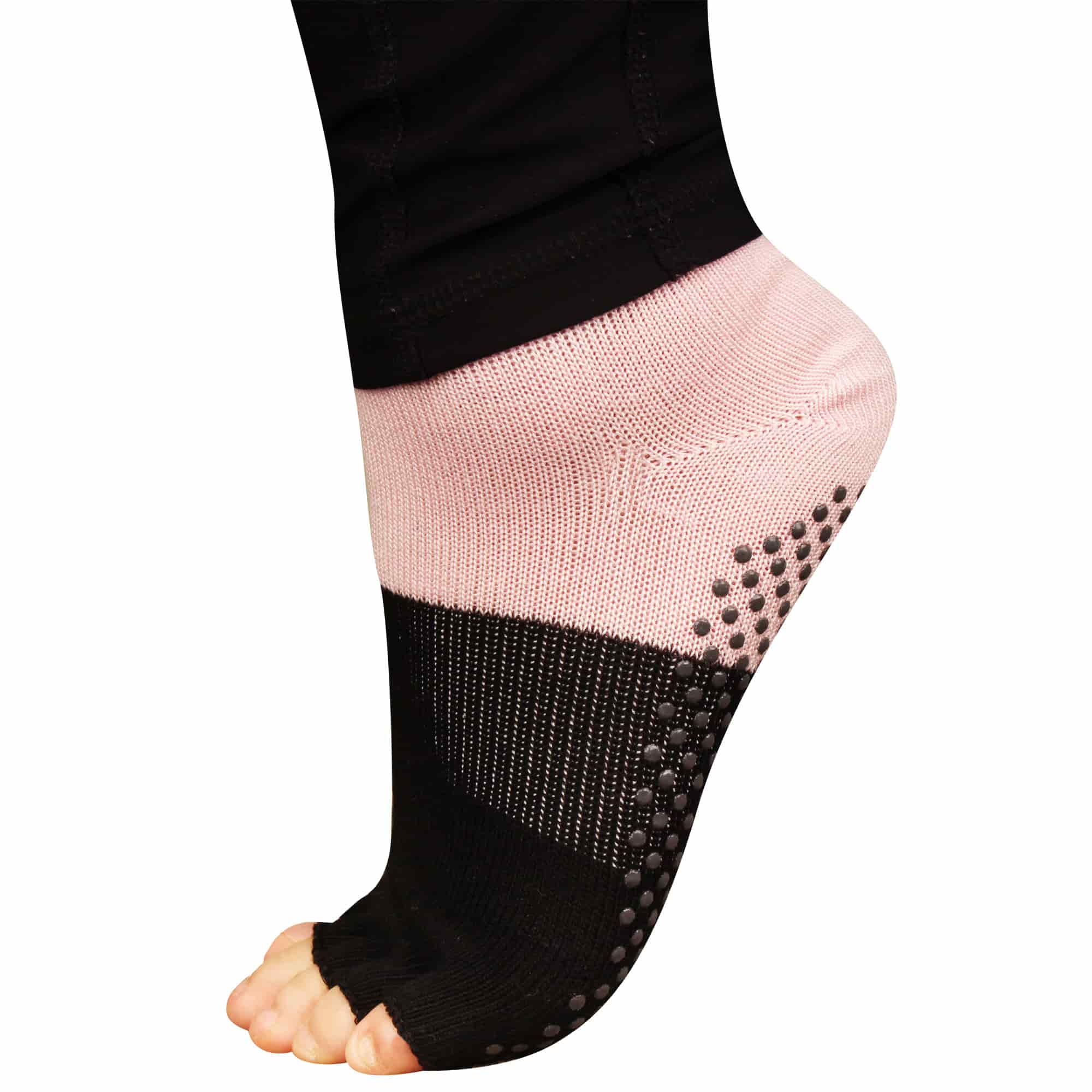 Women's Yoga Non-Slip Bamboo Open-Toe Socks - Image 4