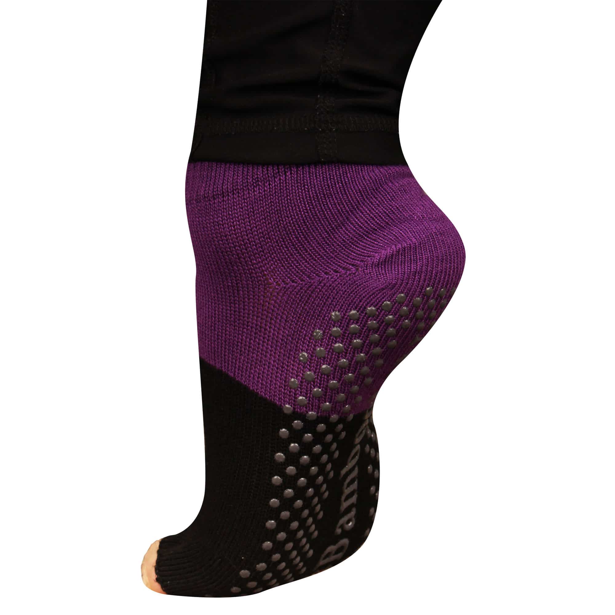 Women's Yoga Non-Slip Bamboo Open-Toe Socks - Image 5