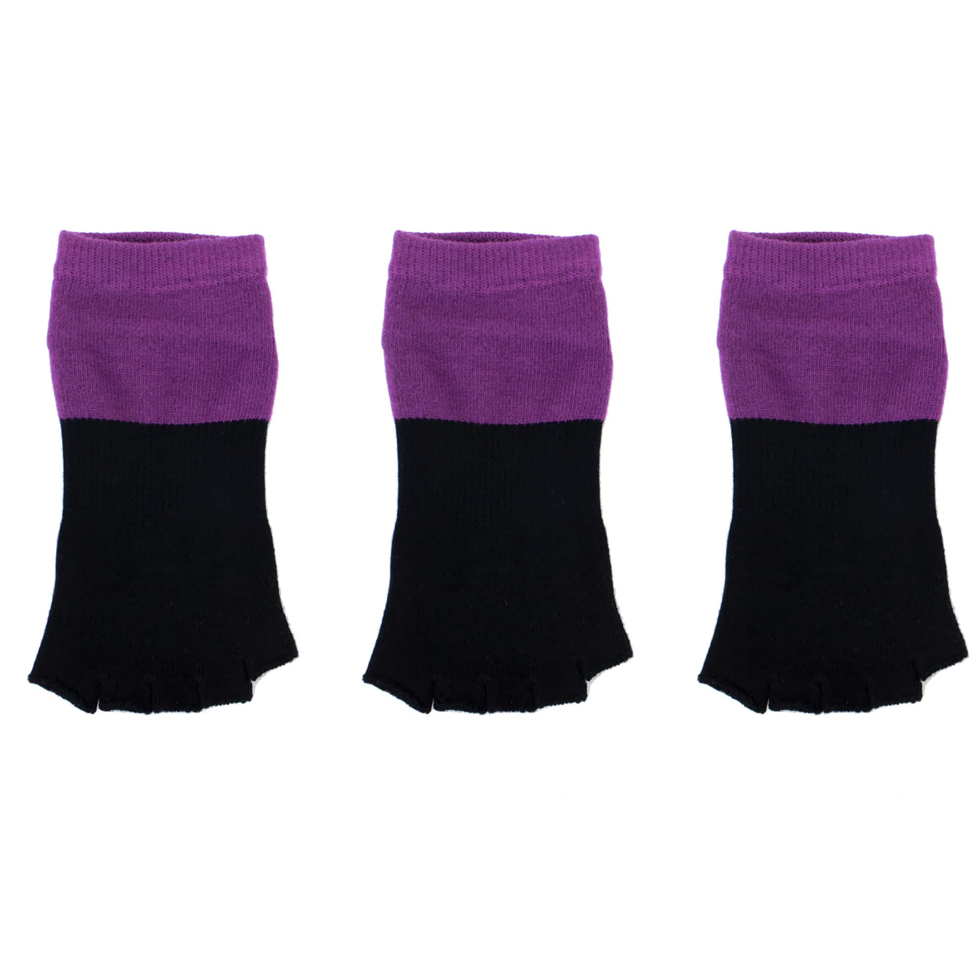 Women's Yoga Non-Slip Bamboo Open-Toe Socks - Image 9