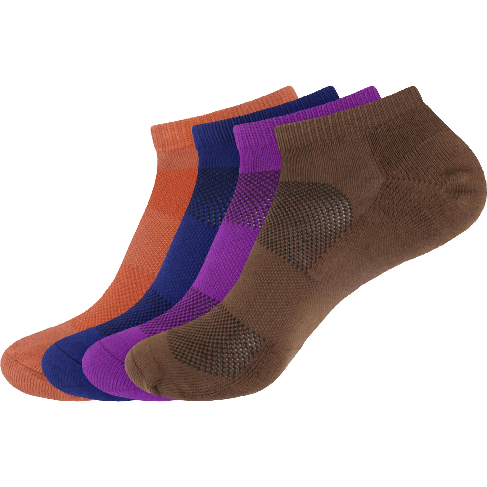 Women's Bamboo Athletic Ankle Socks: 4 Pairs - Image 24