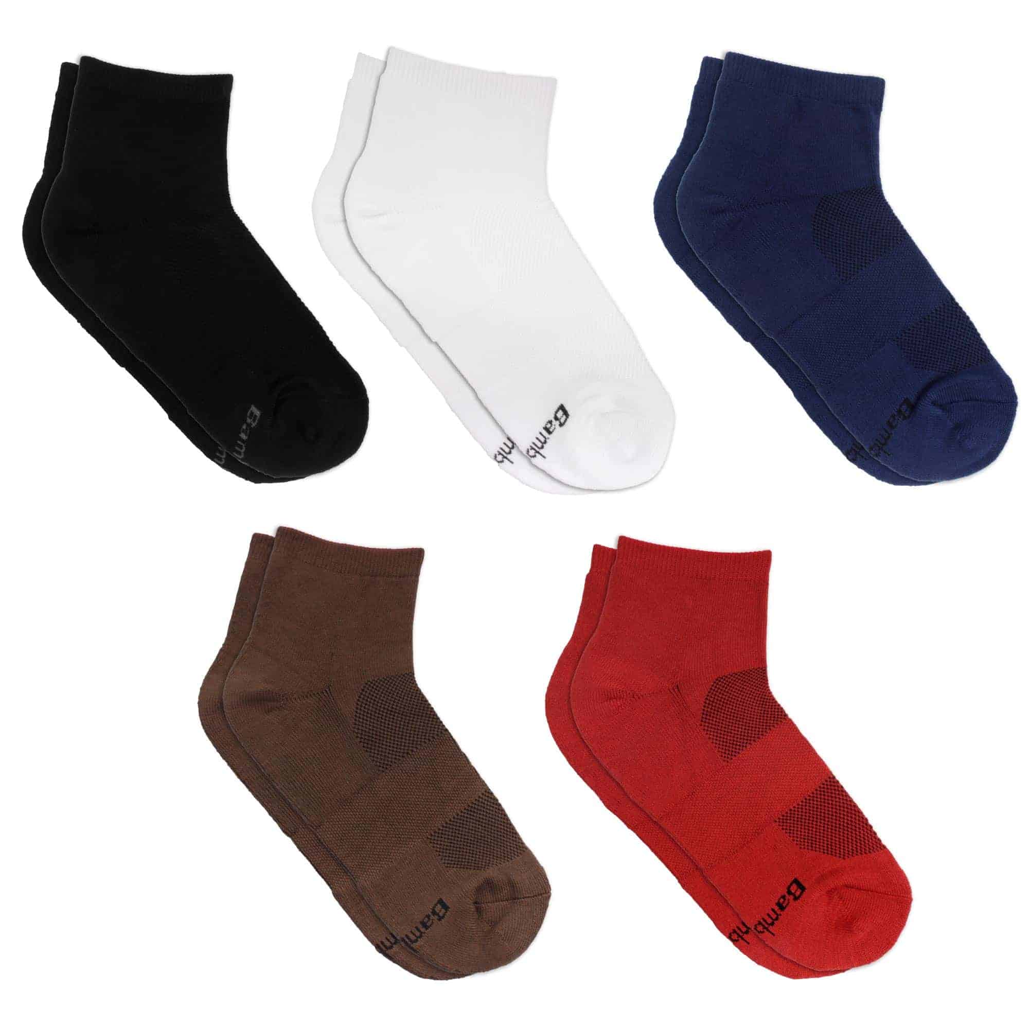 Women's Bamboo Cushioned Athletic Quarter Socks - Image 4