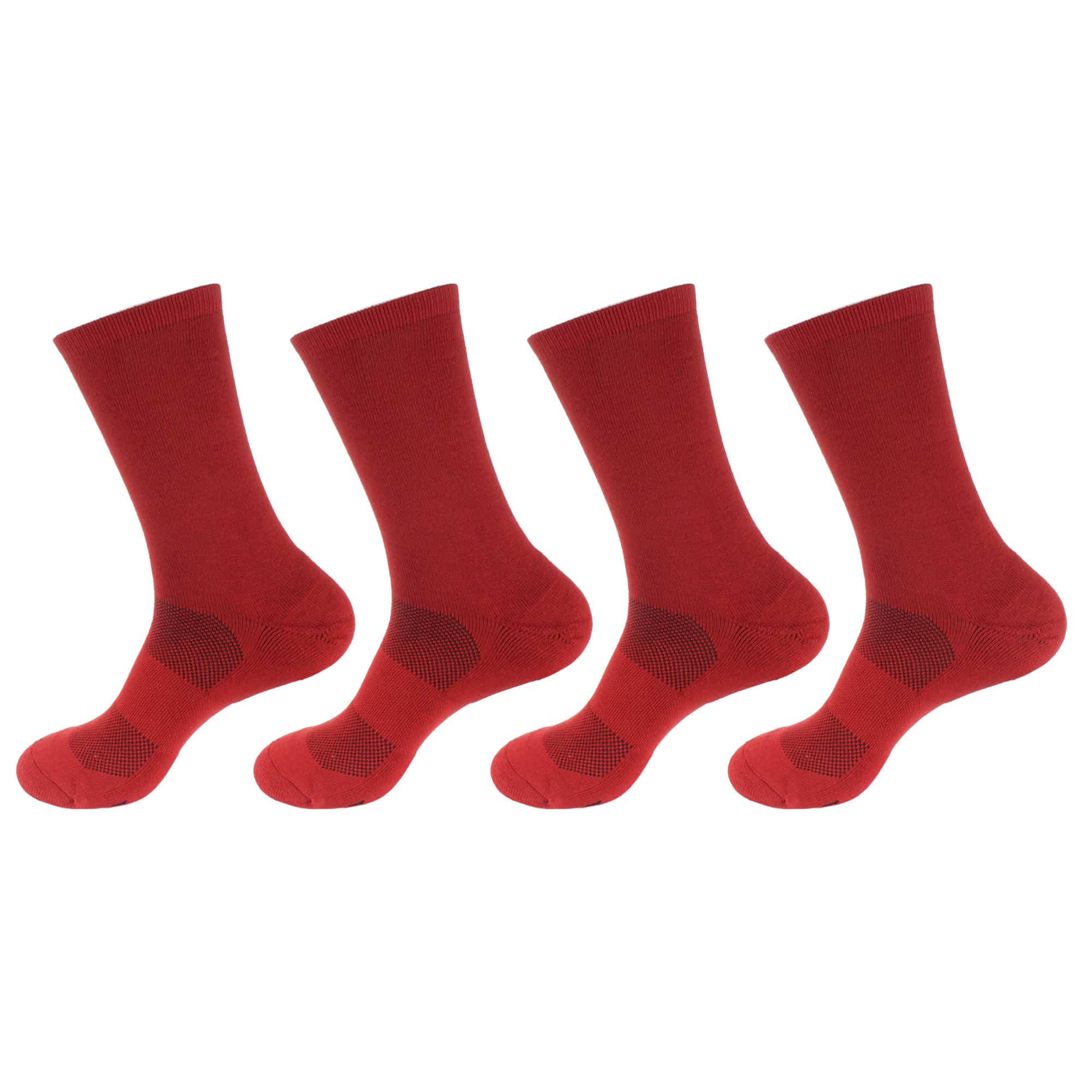 Women's Bamboo Cushioned Crew Socks: 4 Pairs - Image 13