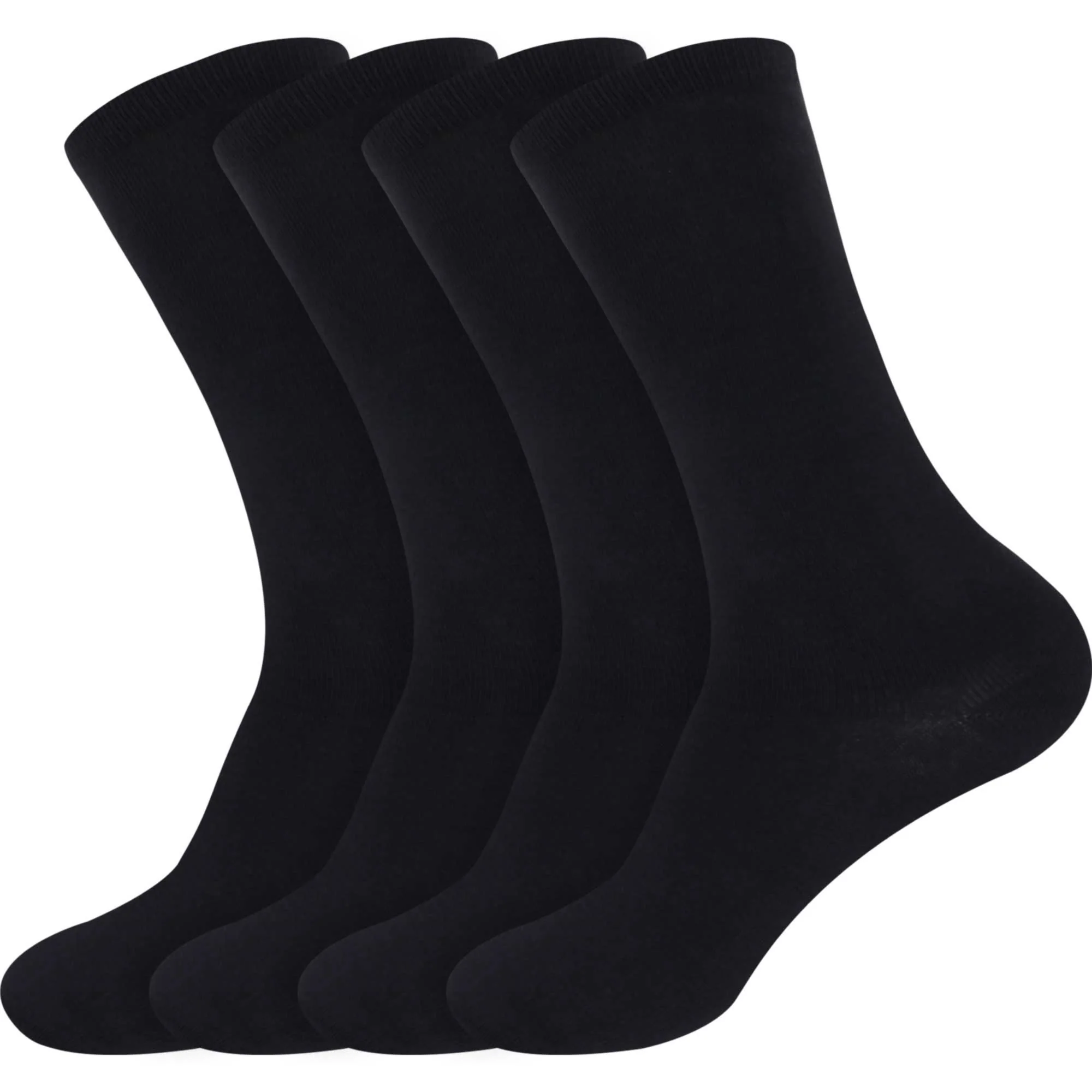 Women's Bamboo Thin with Thick Sole Socks: 4 Pairs - Image 5